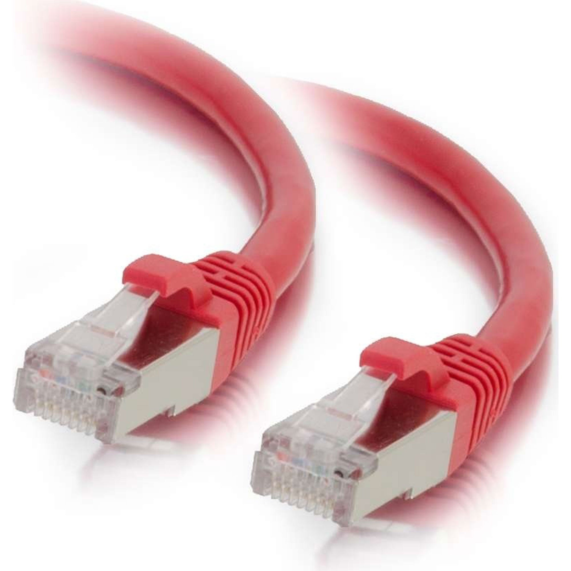 C2G Cat6 Snagless Shielded (STP) Ethernet Network Patch Cable - Red (15')