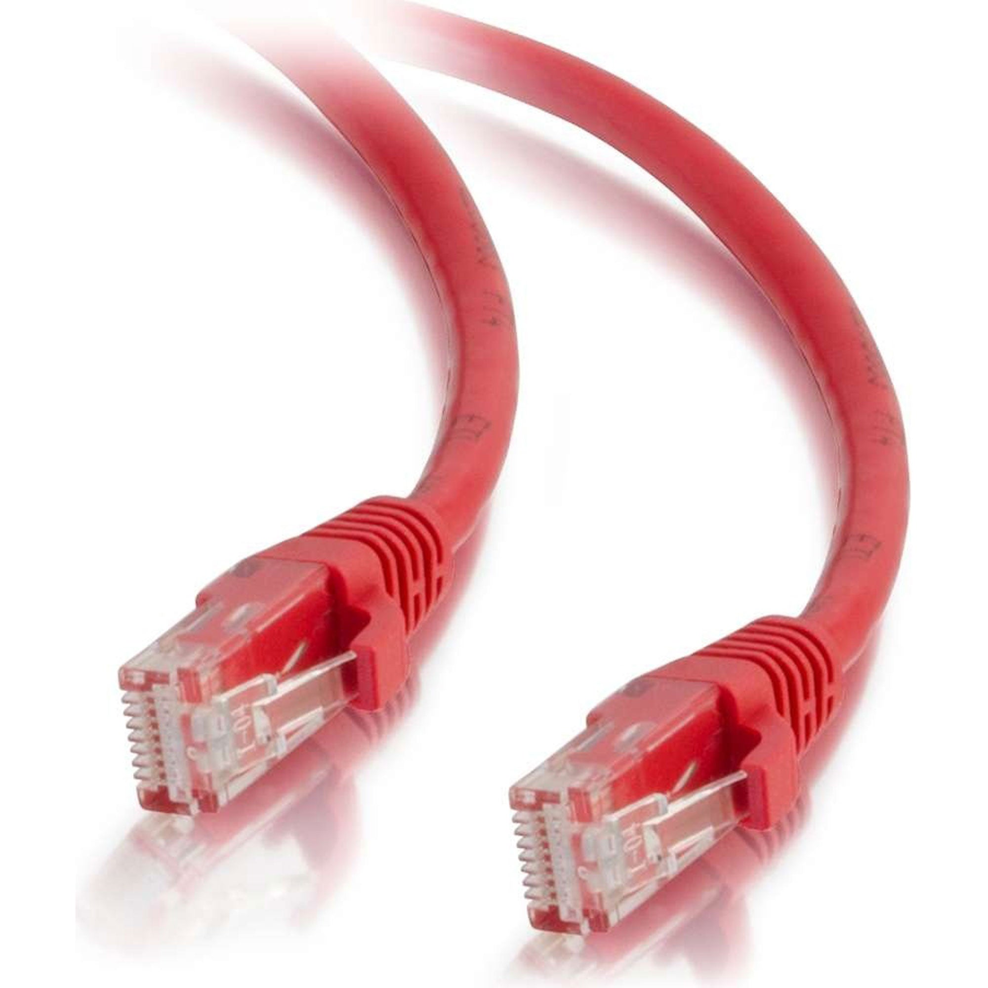 C2G Cat5e Snagless Unshielded (UTP) Ethernet Network Patch Cable - Red (2')