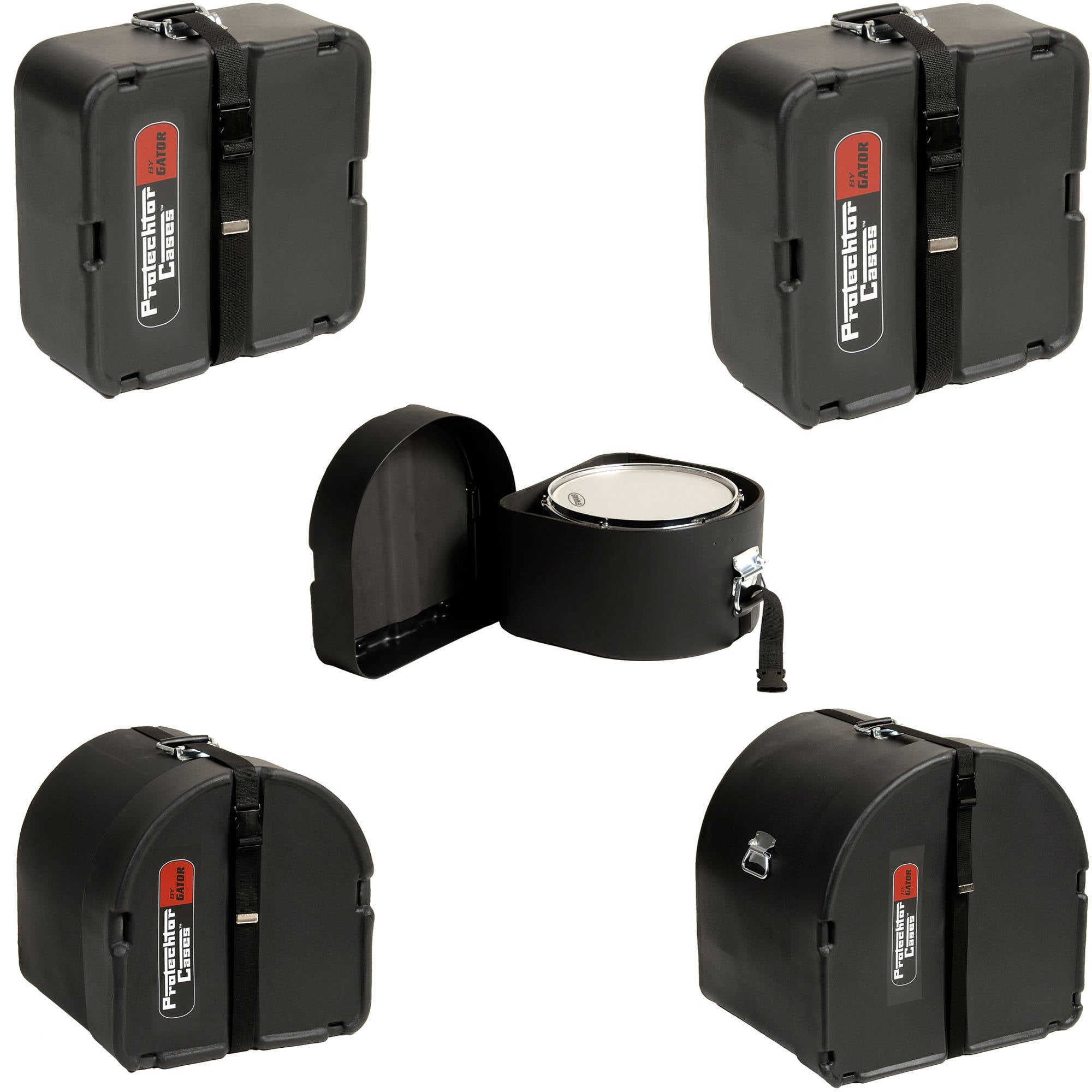 Gator Cases GP-PCSTANDARD Protechtor Series Drum Case Set