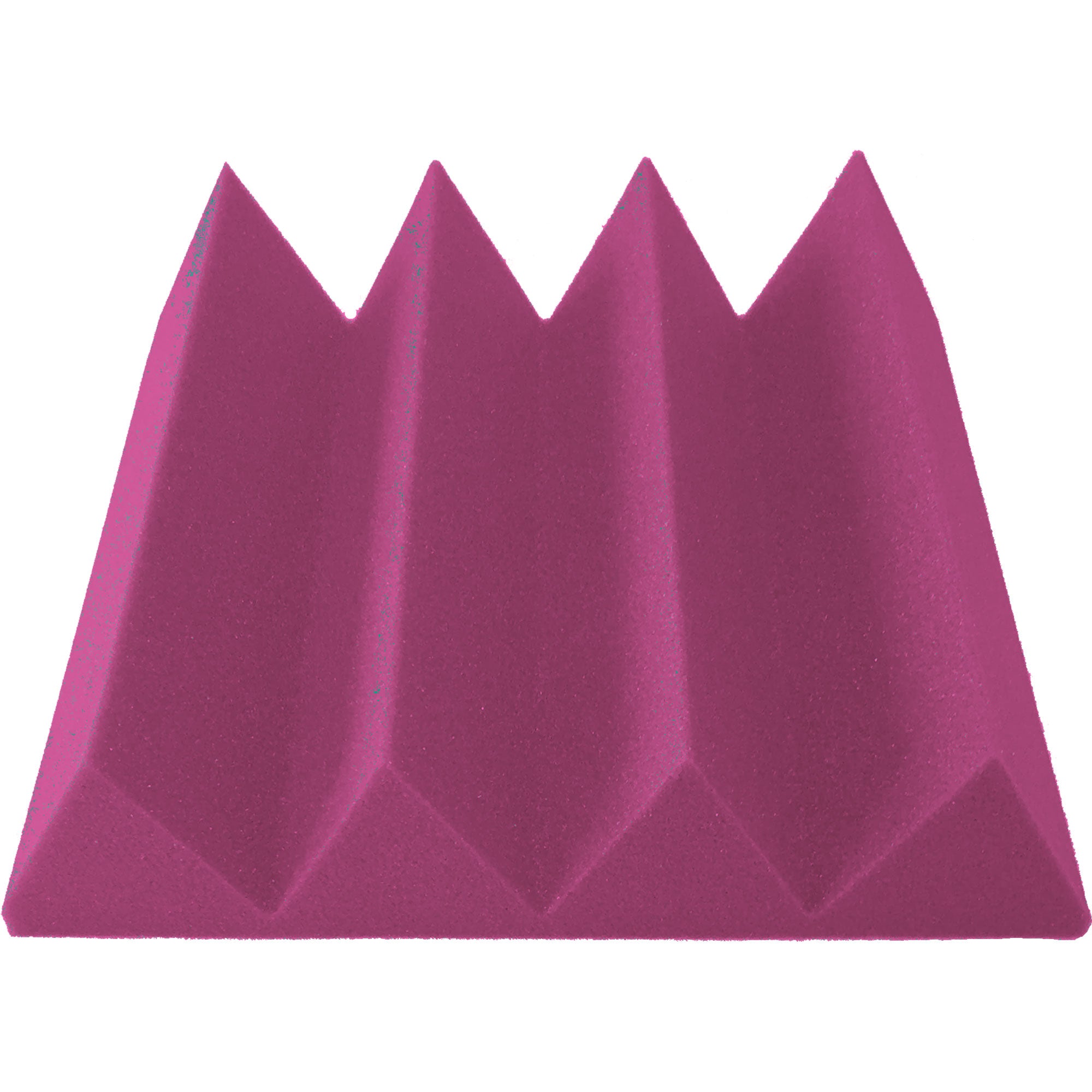 Performance Audio 12" x 12" x 3" Wedge Acoustic Foam Tile (Plum, 96 Pack)