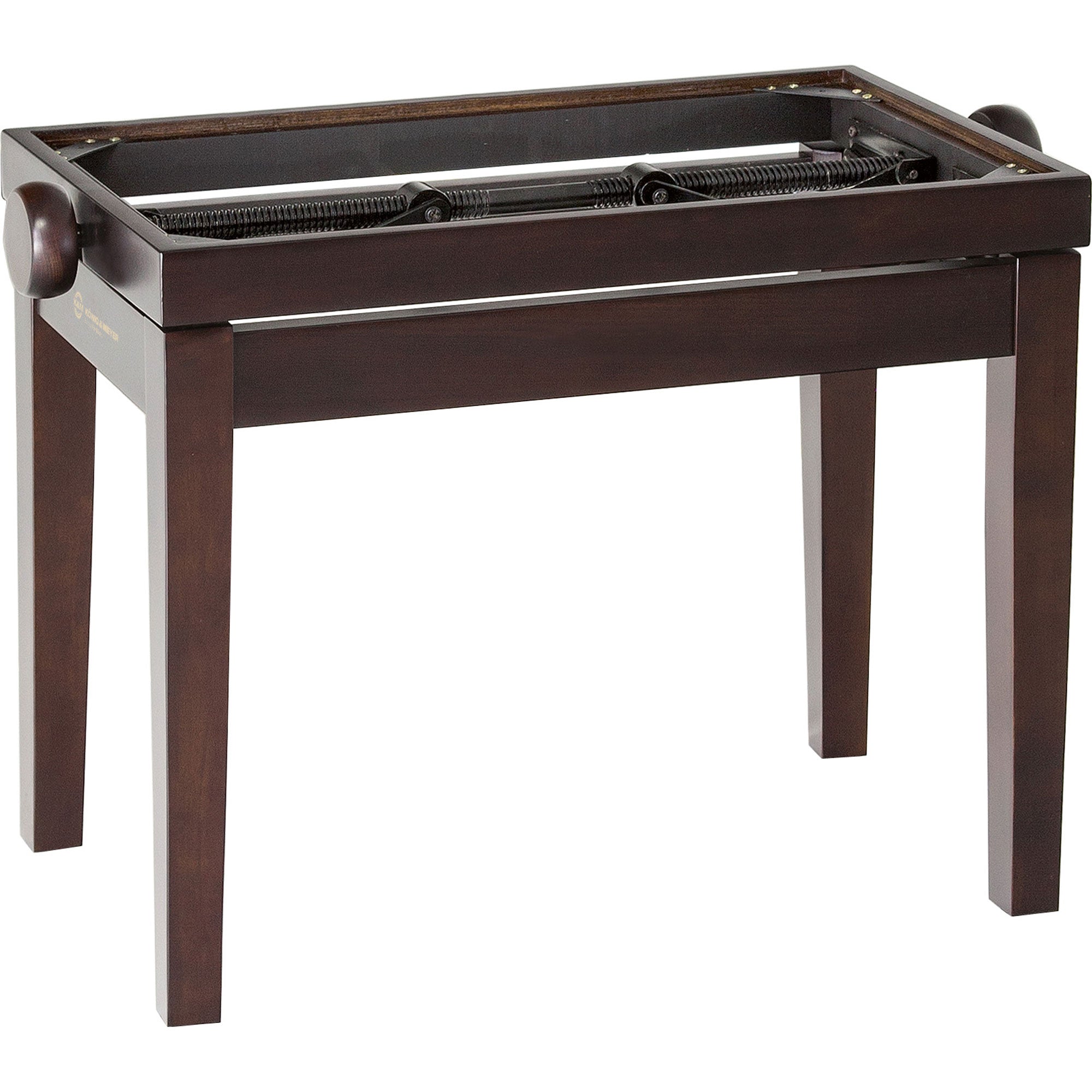 K&M Stands 13720 Piano Bench Wooden-Frame (Rosewood Matte)