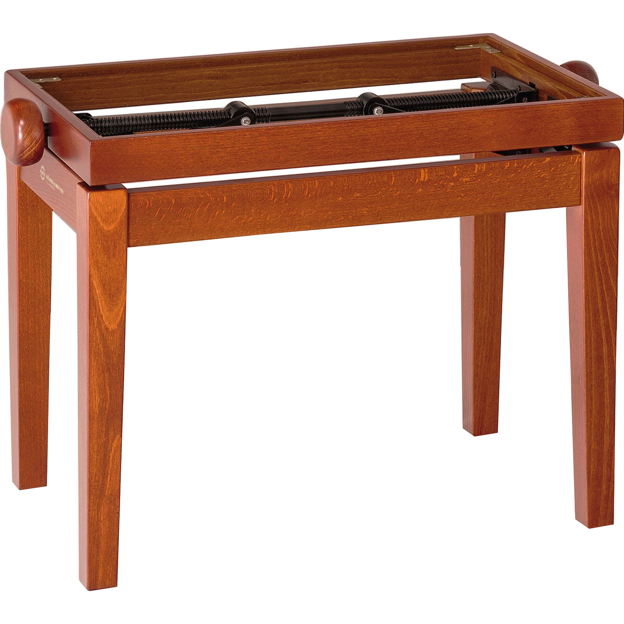 K&M Stands 13740 Piano Bench Wooden-Frame (Cherry Matte)