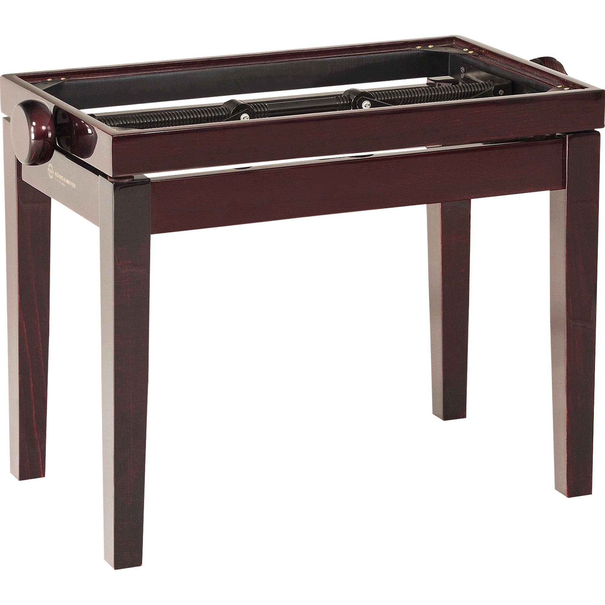 K&M Stands 13751 Piano Bench Wooden-Frame (Mahogany Gloss)