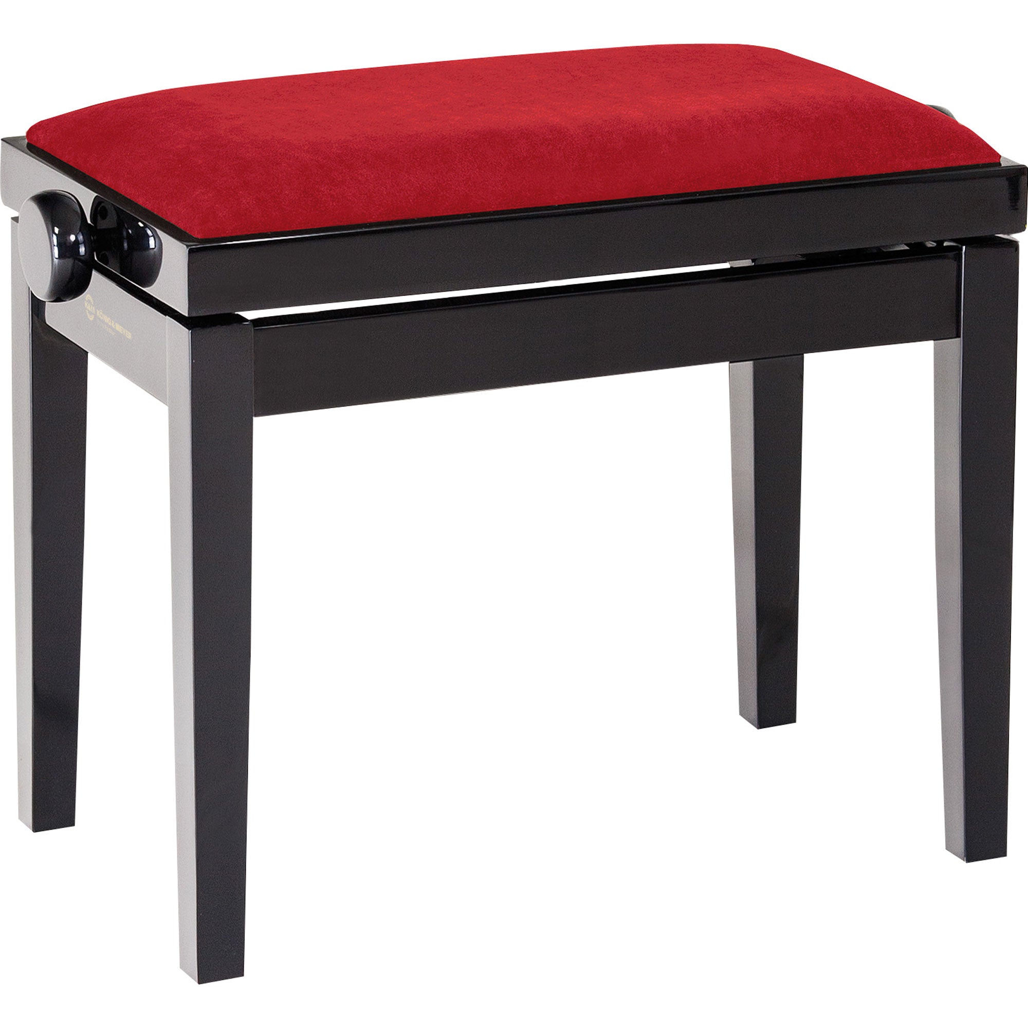 K&M Stands 13802 Velvet Seat Cushion (Red)