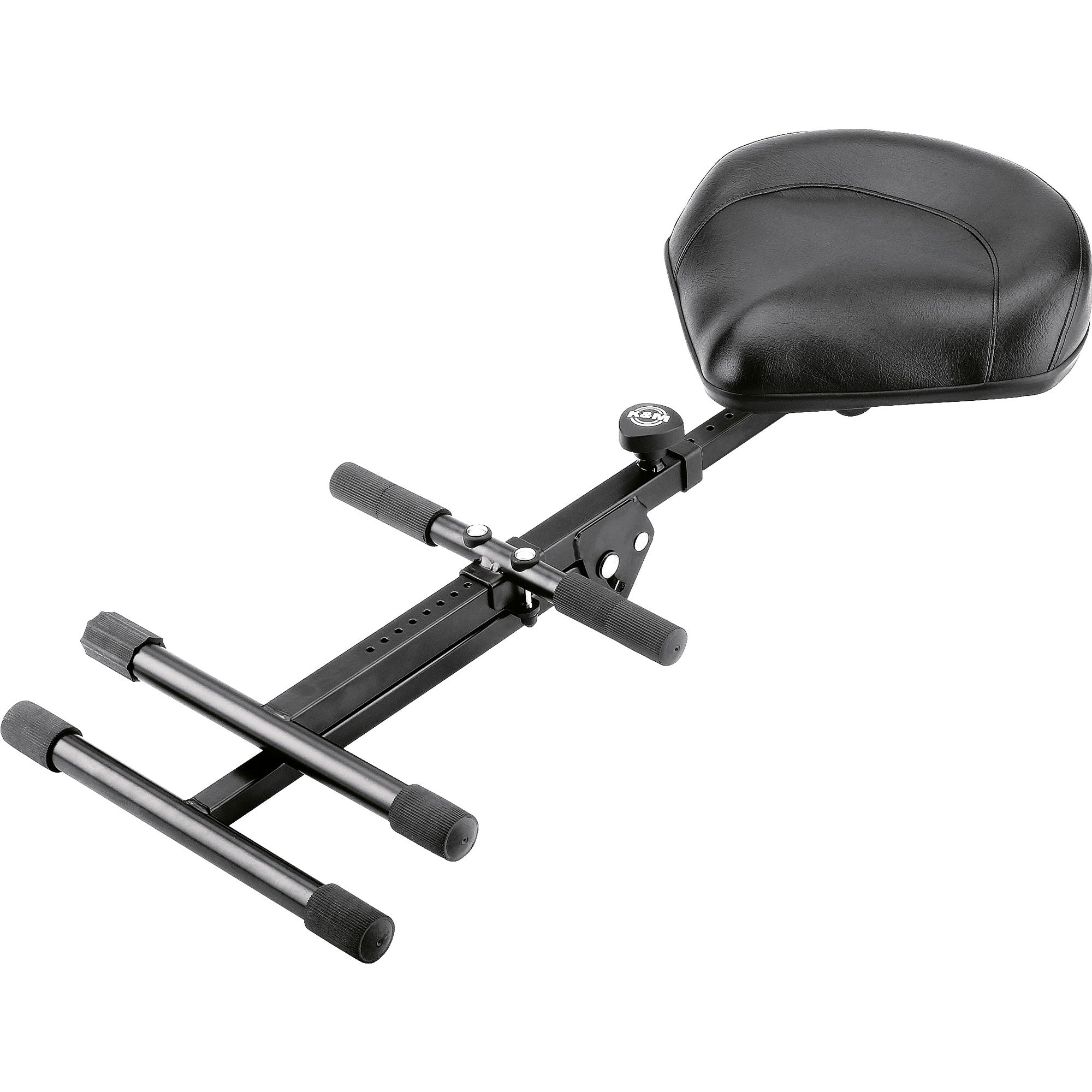 K&M Stands 14045 Stool (Black Leather)