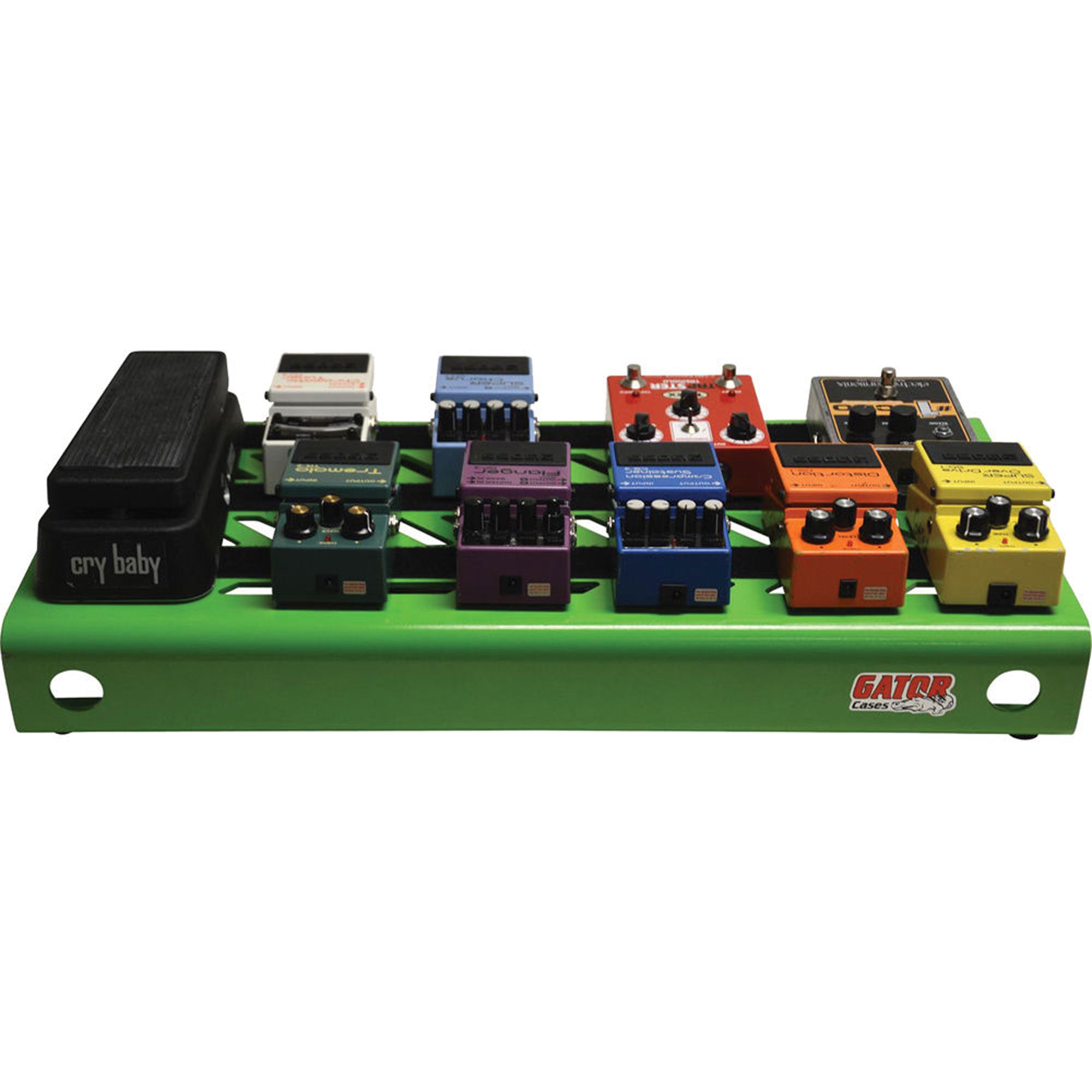 Gator Cases GPB-BAK-GR Large Screamer Green Pedal Board with Carry Bag