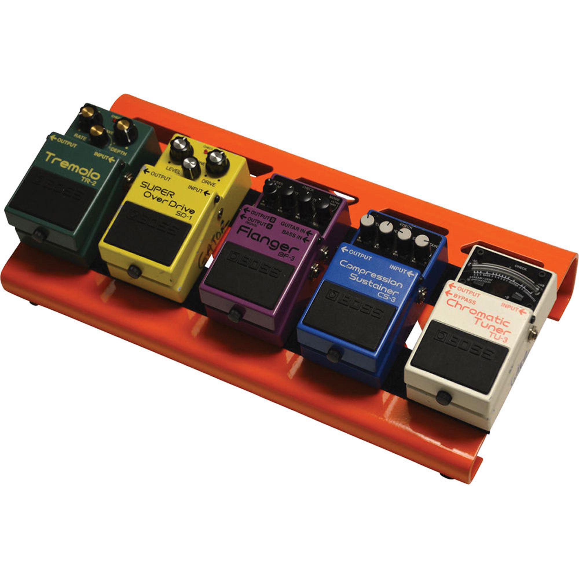 Gator Cases GPB-LAK-OR Small British Orange Pedal Board with Carry Bag