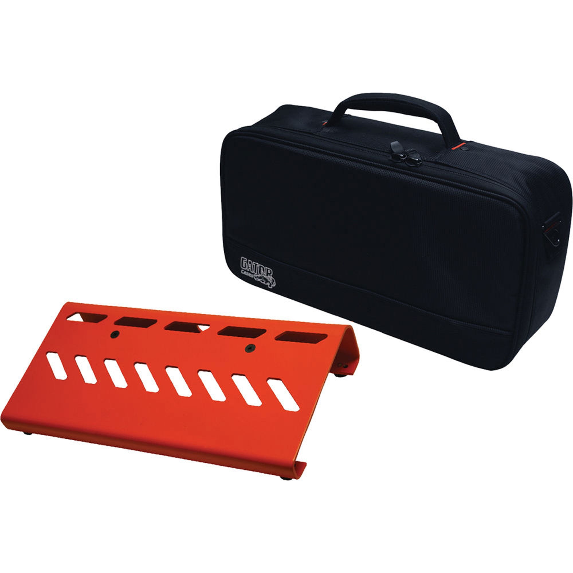 Gator Cases GPB-LAK-OR Small British Orange Pedal Board with Carry Bag