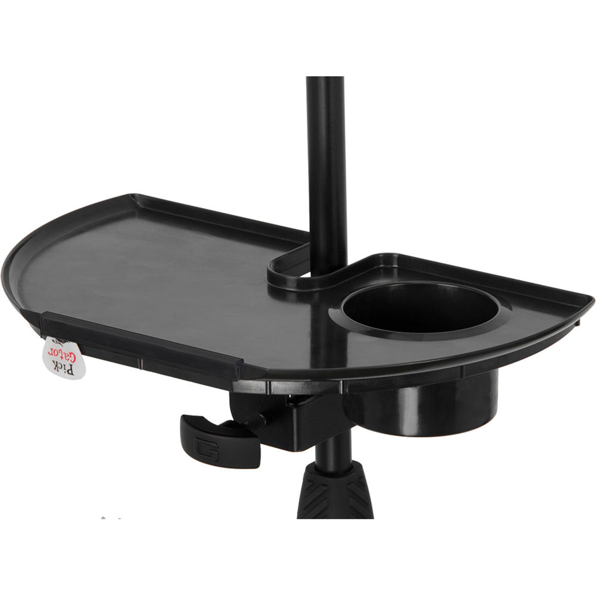 Gator Frameworks GFW-MICACCTRAY Mic Stand Accessory Tray with Drink Holder