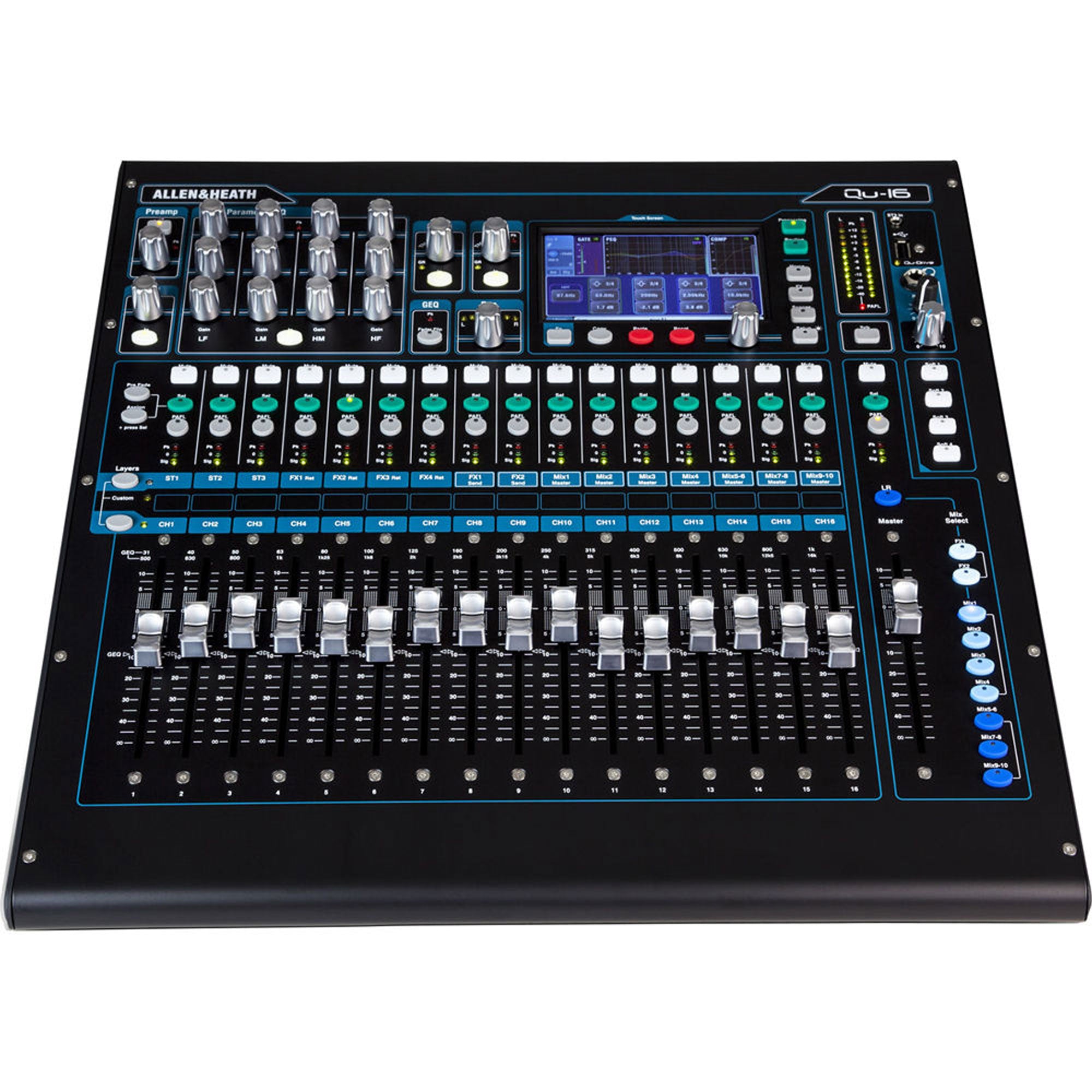 Allen & Heath Qu-16C Rackmountable Digital Mixer (Chrome Edition)