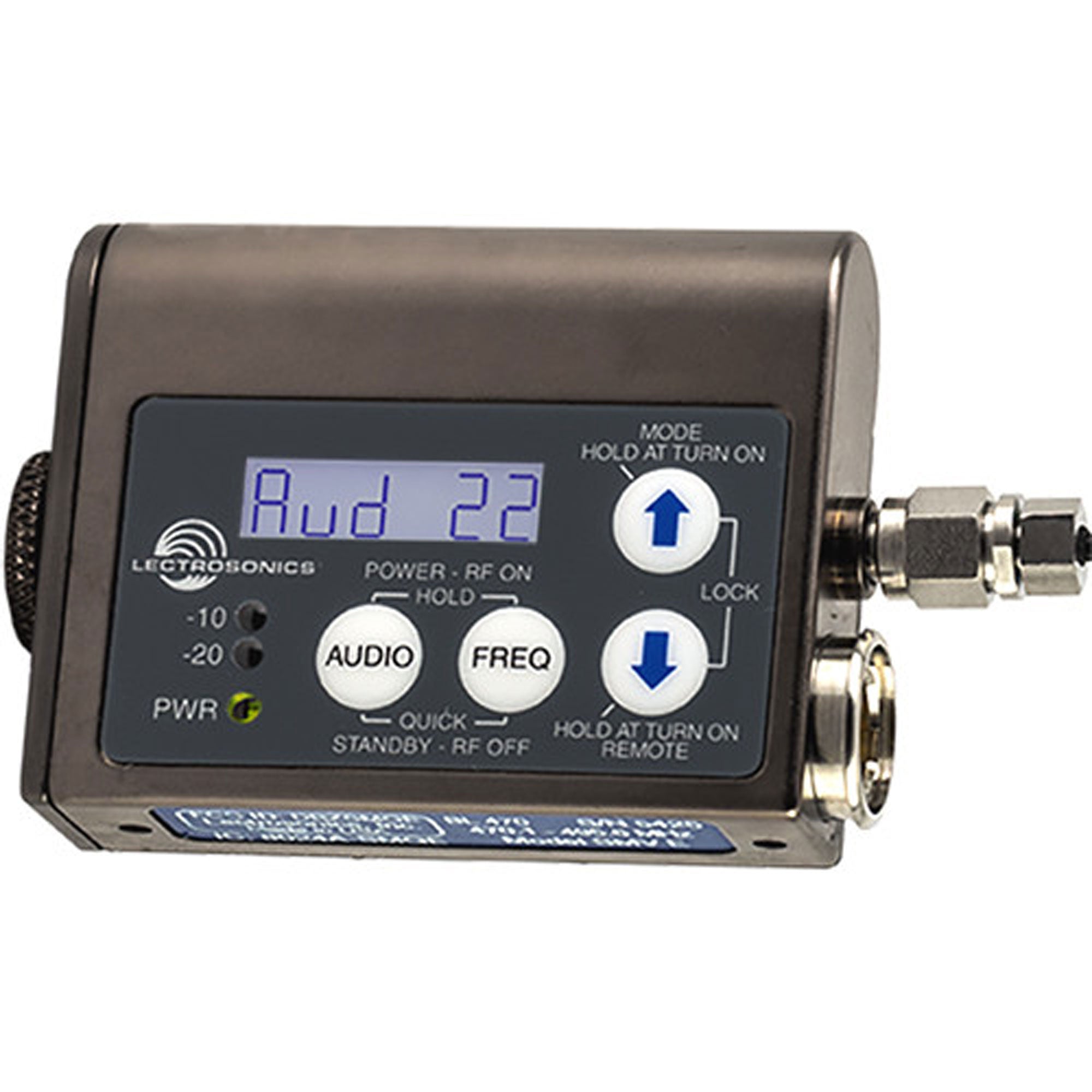 Lectrosonics SMV Single Battery UHF Belt Pack Transmitter (Block 23, 588.8-614.3 MHz)