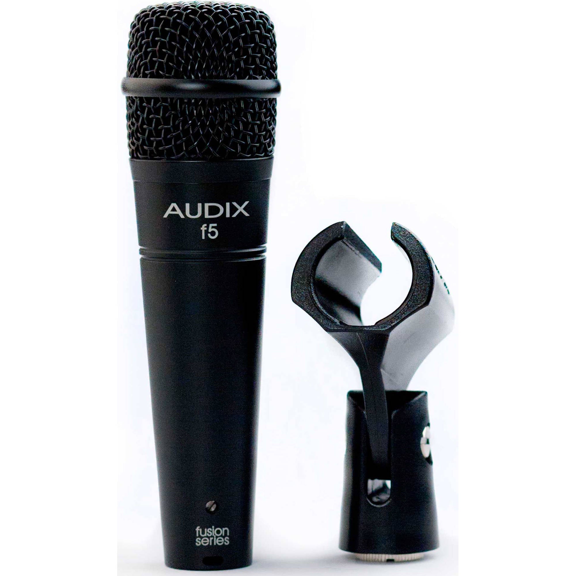 Audix f5 Dynamic Hypercardioid Instrument Microphone with FREE 20' XLR Cable