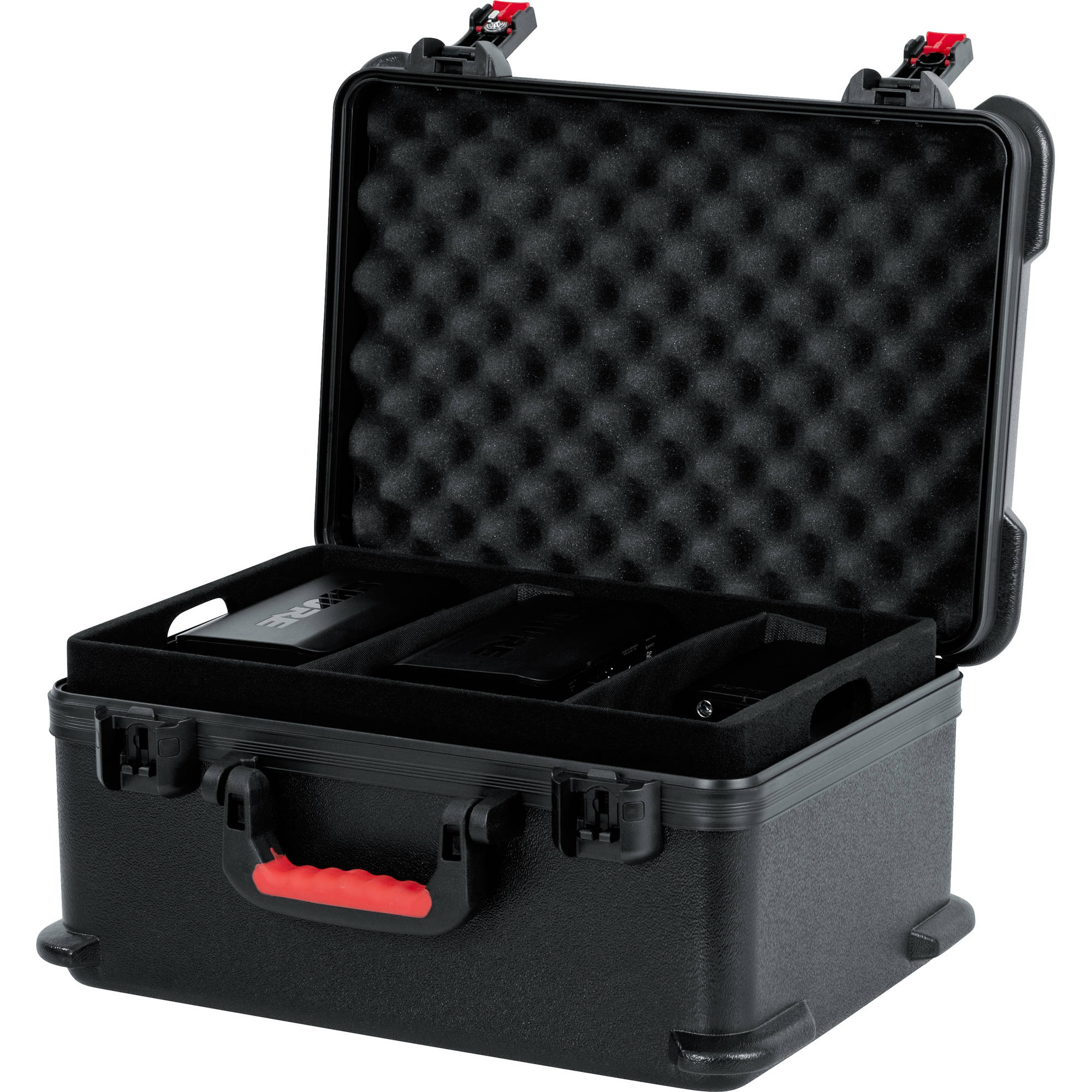 Gator Cases GTSA-MICW7 TSA Series ATA Case with Trays for up to 7 Wireless Microphones & Accessories