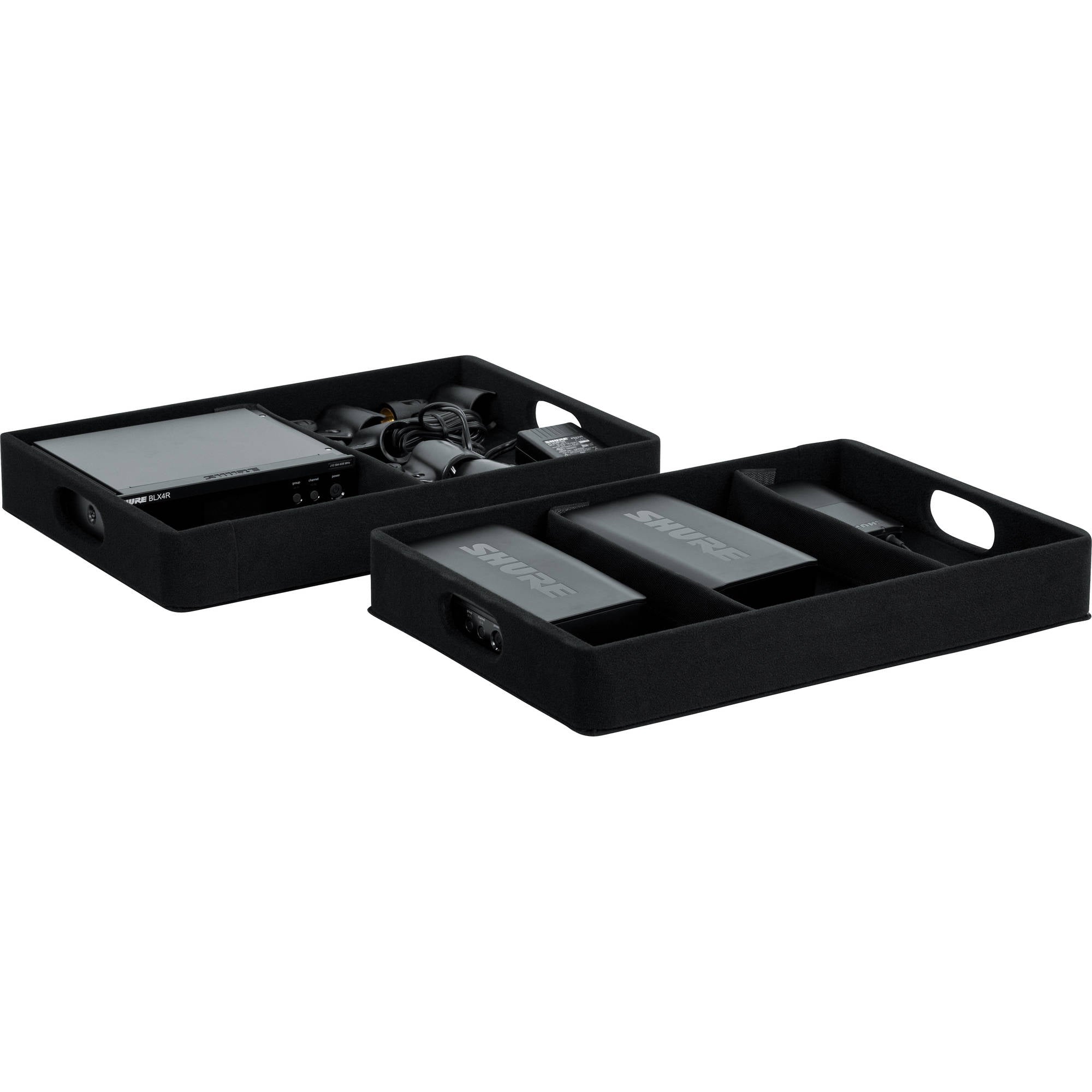 Gator Cases GTSA-MICW7 TSA Series ATA Case with Trays for up to 7 Wireless Microphones & Accessories