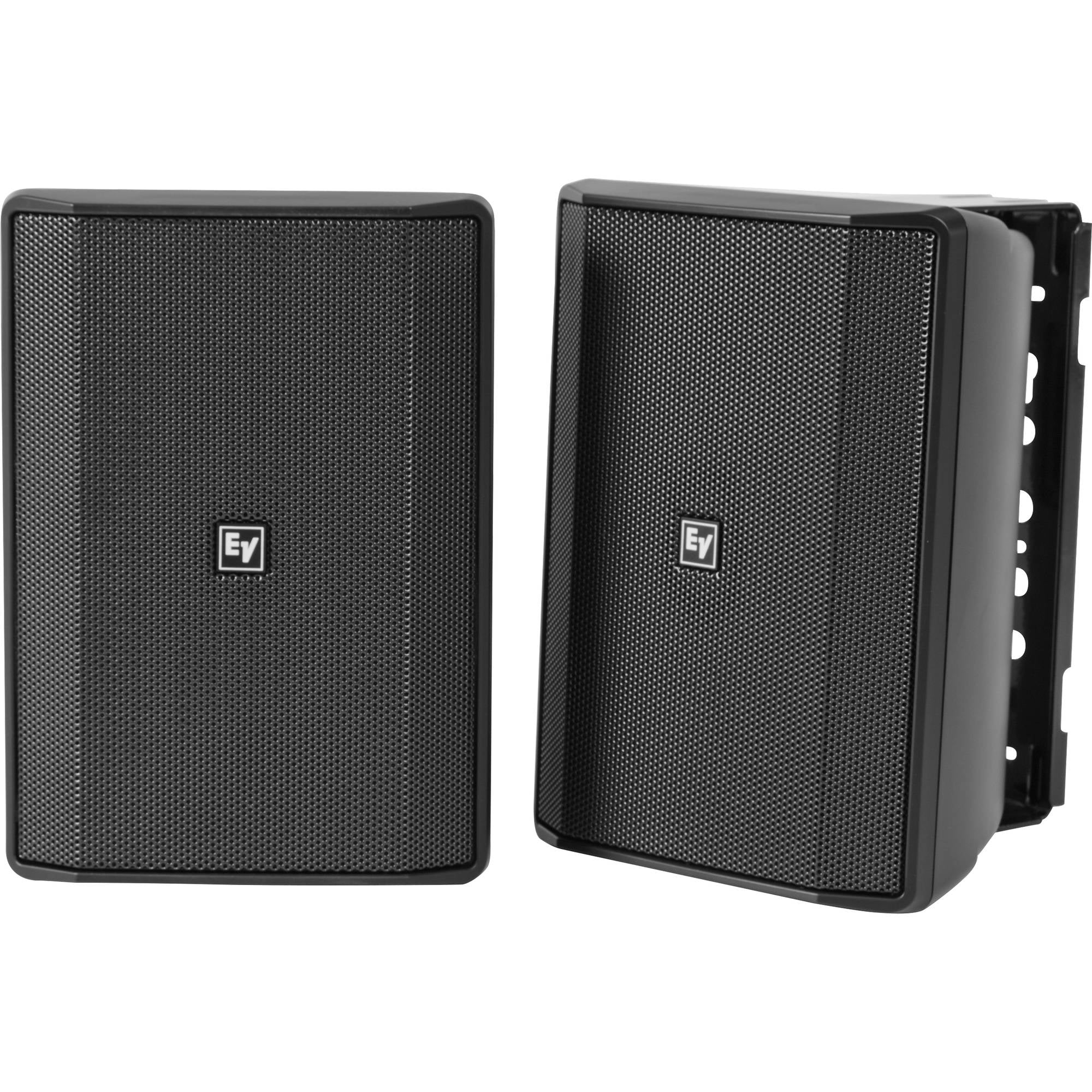 Electro-Voice EVID-S5.2XB 5.25" 2-Way 70/100V IP65-Rated Commercial Loudspeaker (Black, Pair)