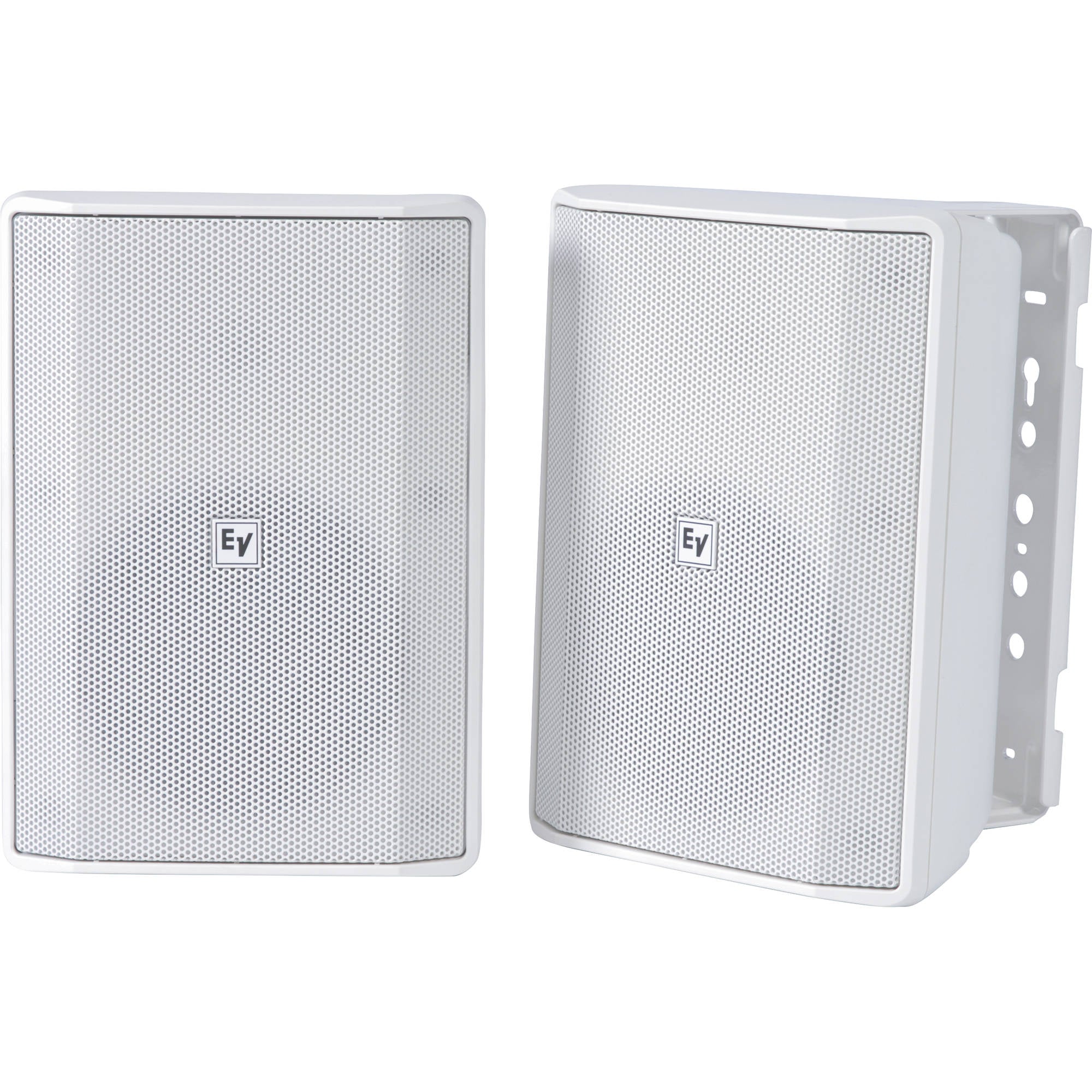 Electro-Voice EVID-S5.2XW 5.25" 2-Way 70/100V IP65-Rated Commercial Loudspeaker (White, Pair)