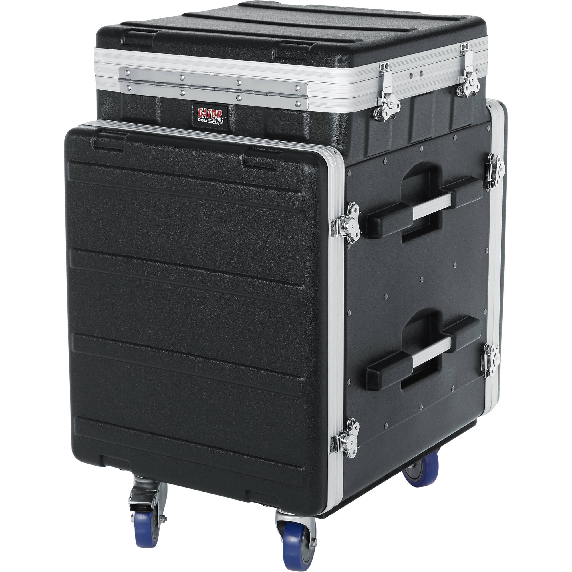 Gator Cases GRC-10X12 PU Pop-Up Console Rack (10U Top, 12U Side)