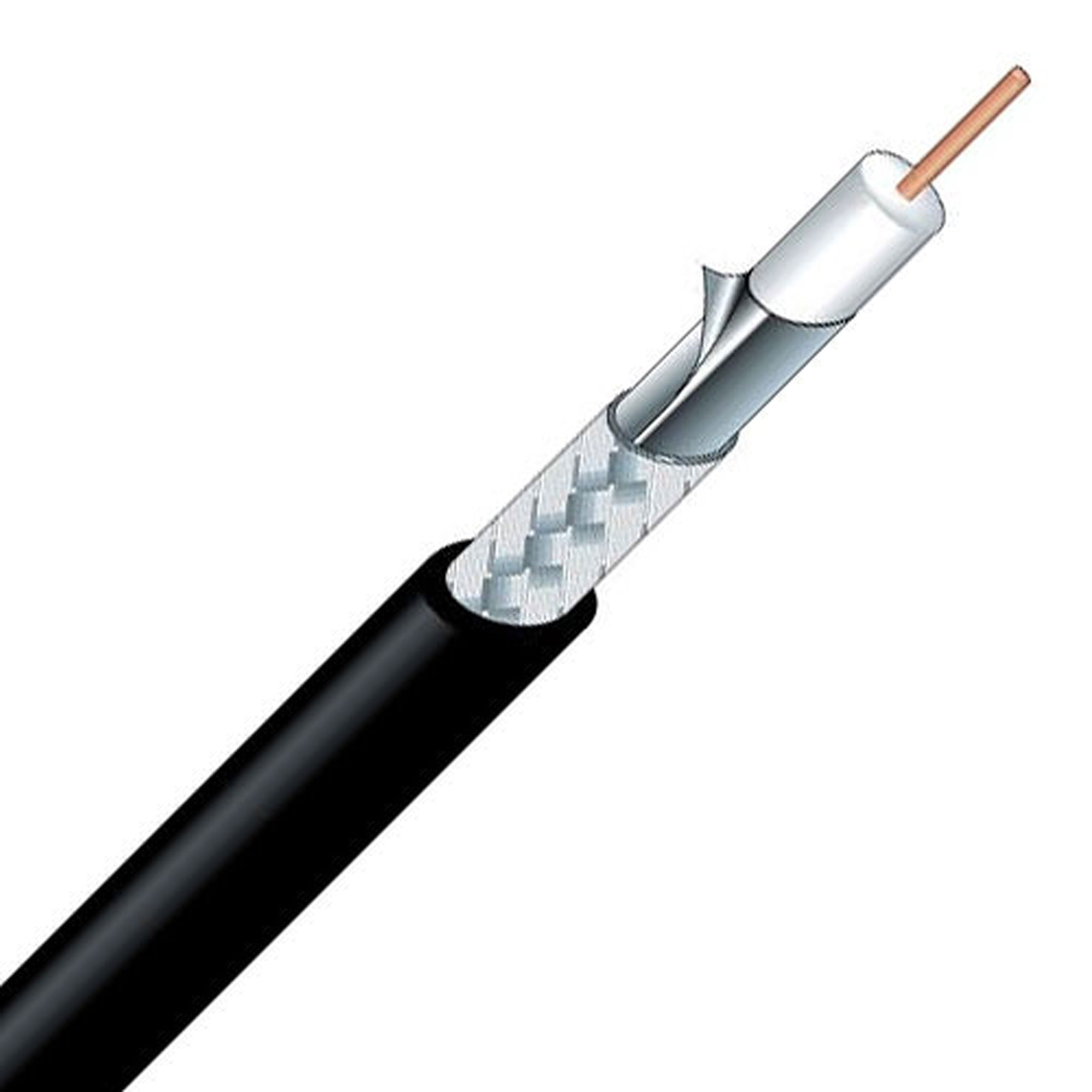 Canare L-3.3CUHD 75 Ohm Coaxial Cable for 12G-SDI 12G-SDI UHD Video (Black, 328'/100m Spool)