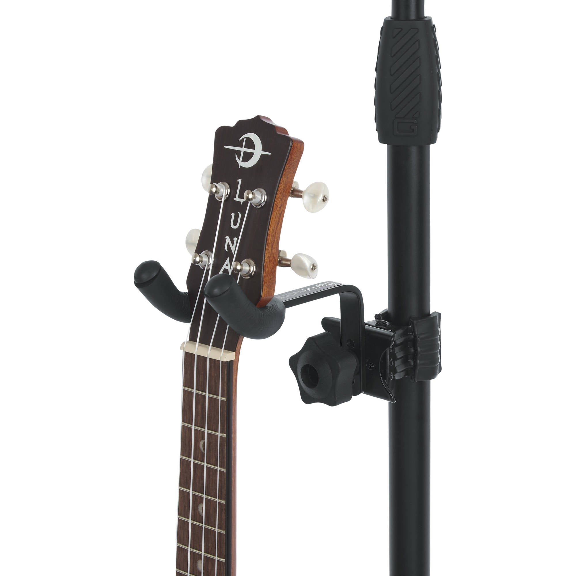 Gator Frameworks GFW-MICUKE-HNGR Ukulele/Mandolin Hanger for Microphone Stands