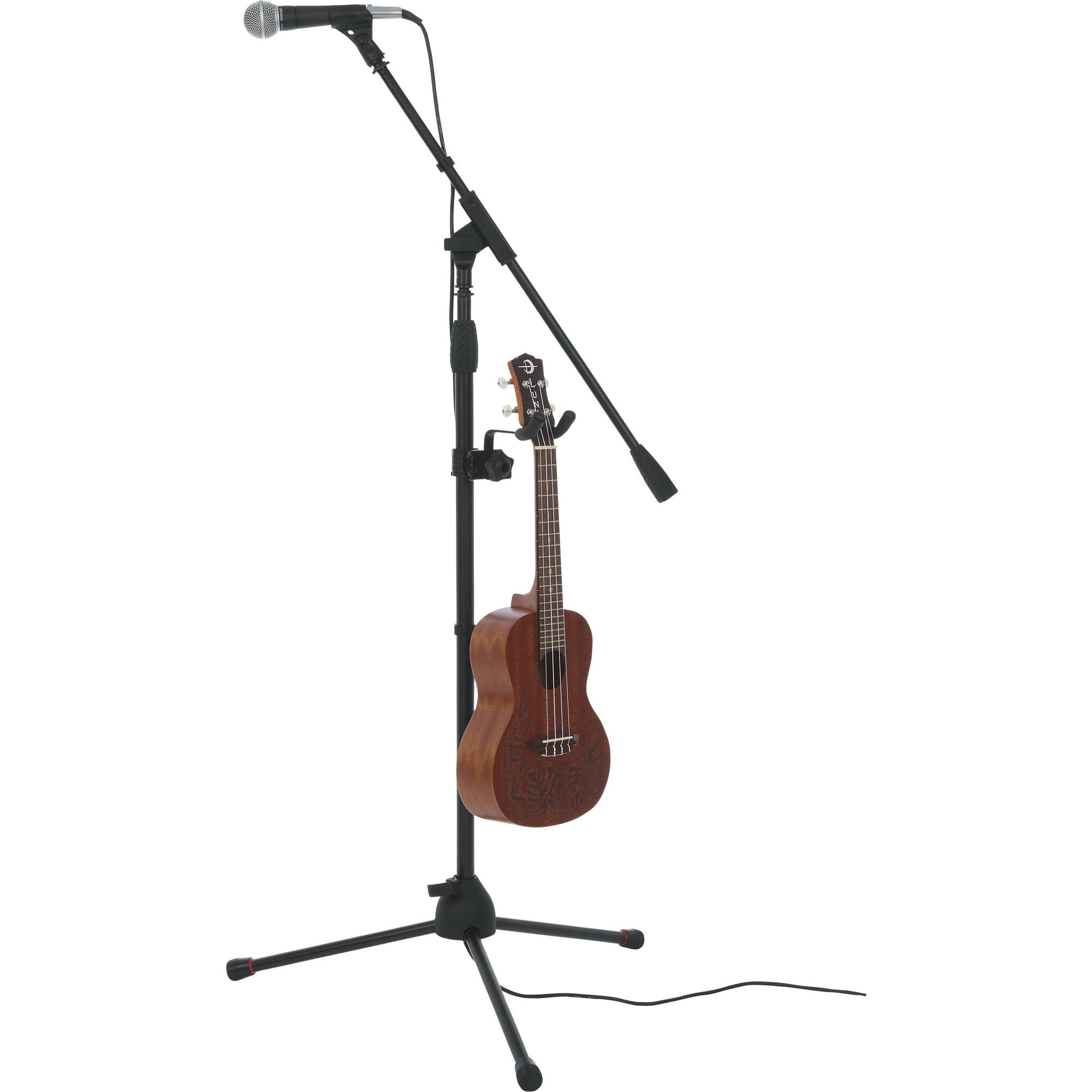 Gator Frameworks GFW-MICUKE-HNGR Ukulele/Mandolin Hanger for Microphone Stands