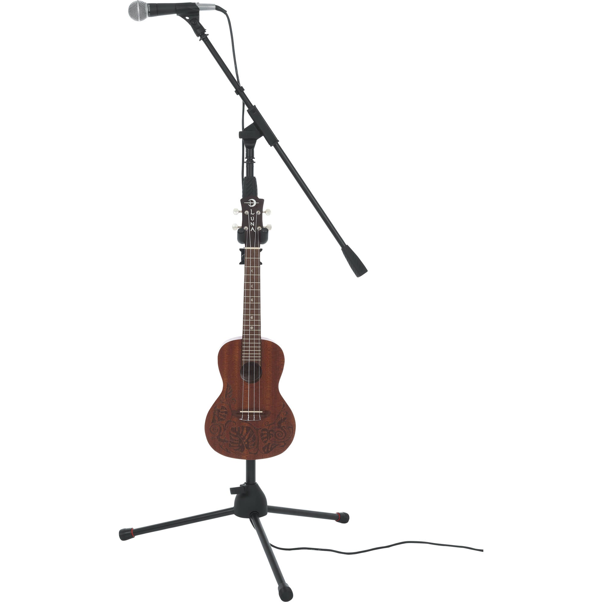 Gator Frameworks GFW-MICUKE-HNGR Ukulele/Mandolin Hanger for Microphone Stands