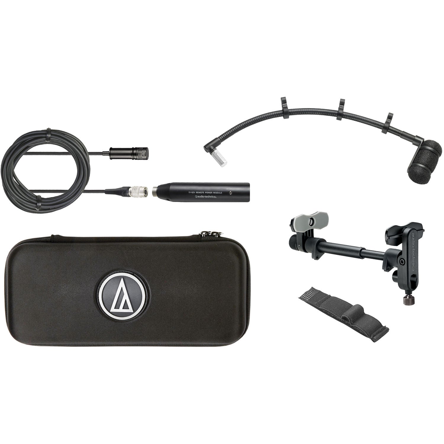 Audio-Technica ATM350GL Cardioid Condenser Instrument Microphone with Guitar Mount (9" Gooseneck)