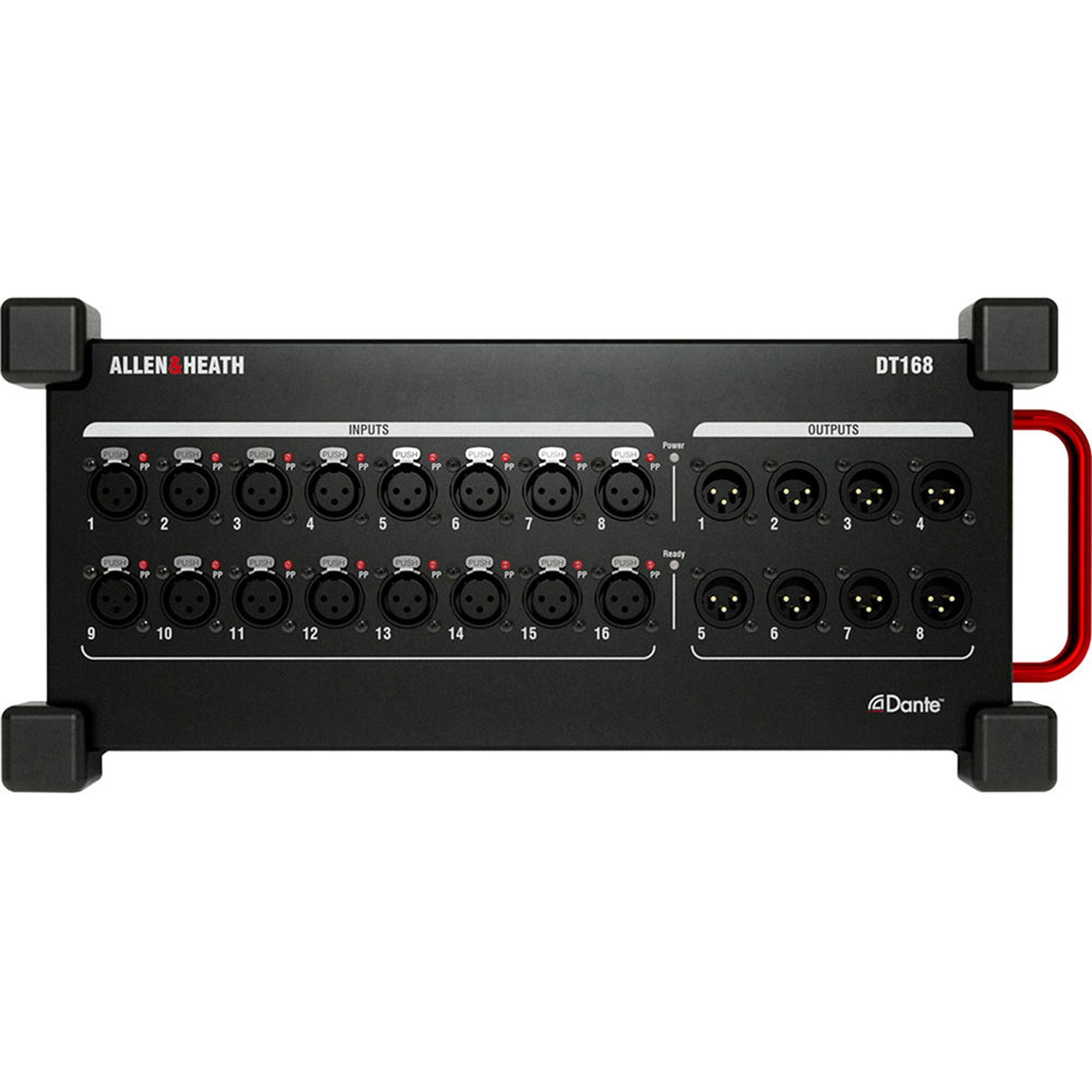 Allen & Heath DT168 16x8 Dante/AES67 Audio I/O Expander