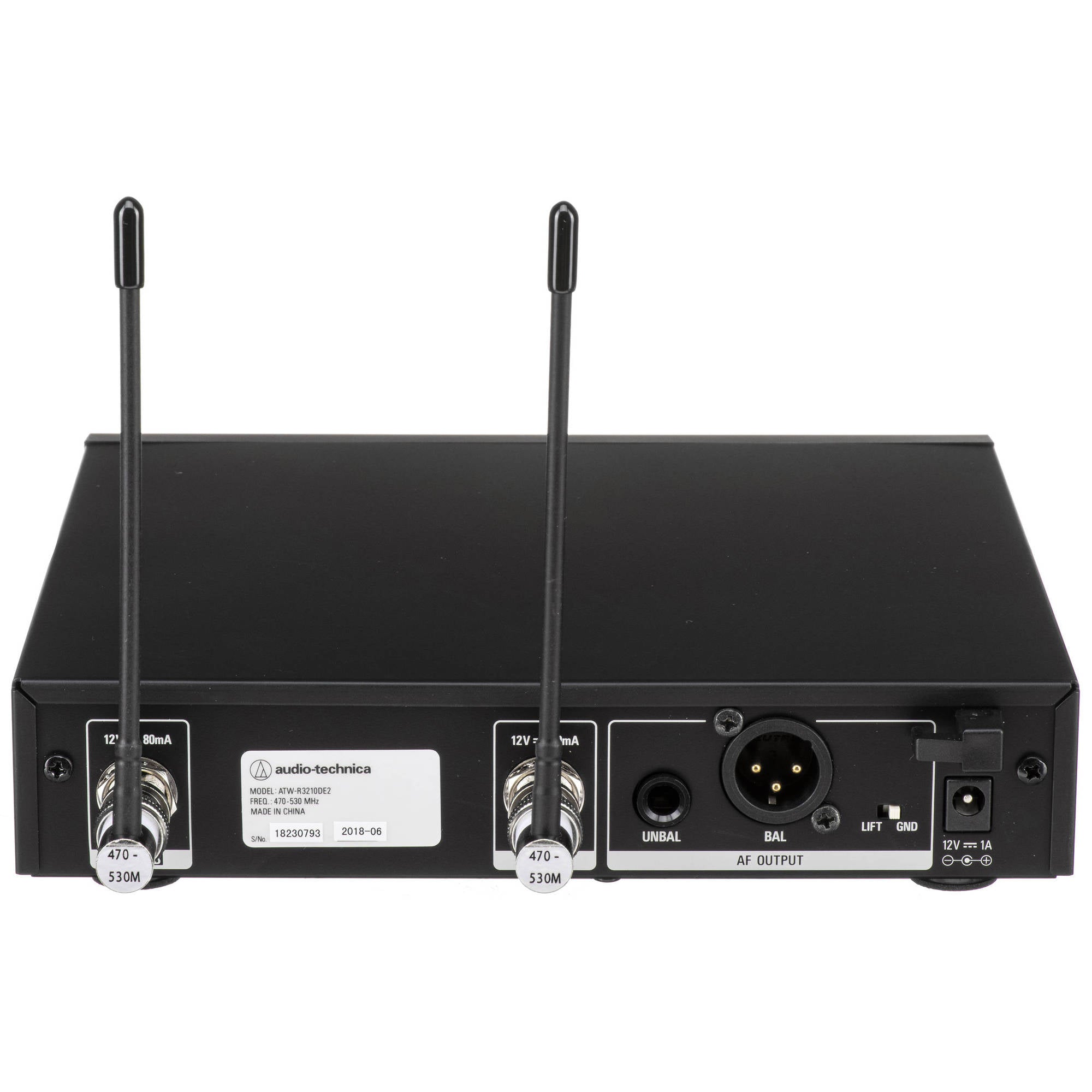 Audio-Technica ATW-3211/892x Wireless Omni Earset Microphone System (Black, 470-530 MHz)