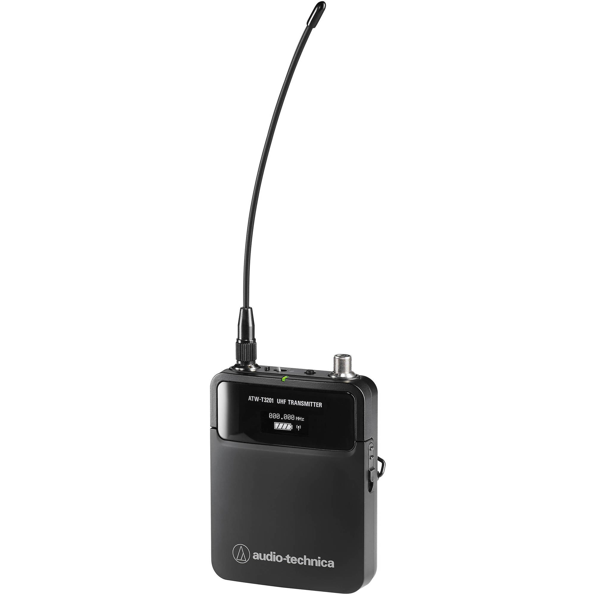 Audio-Technica ATW-3211/892x Wireless Omni Earset Microphone System (Black, 470-530 MHz)