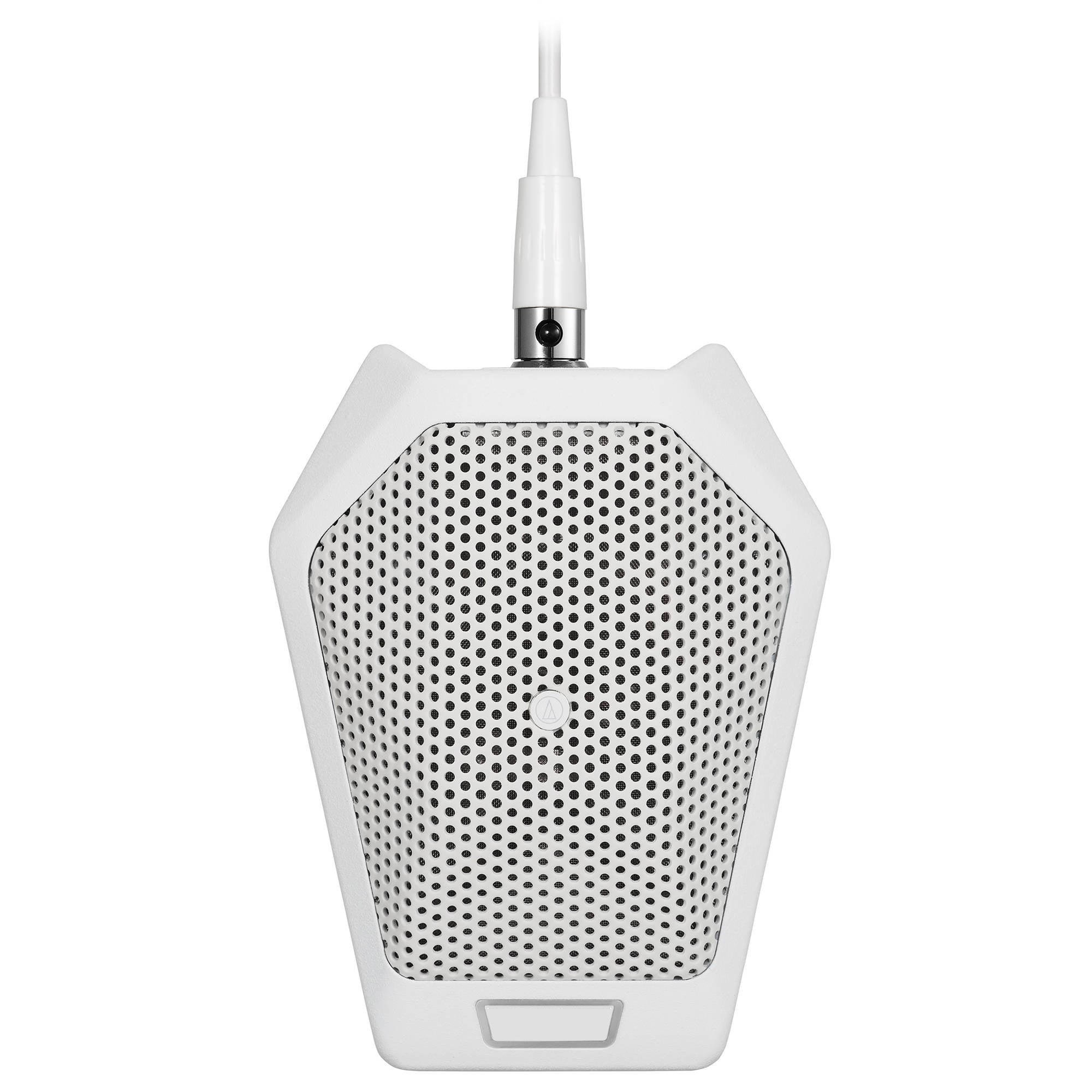 Audio-Technica U891RWb Cardioid Boundary Microphone with LED and Local Switch (White)