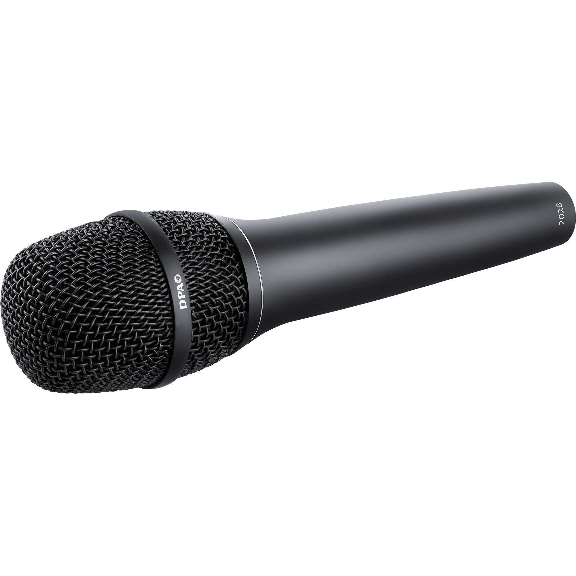 DPA Microphones 2028 Vocal Supercardioid Handheld Microphone with FREE 20' XLR Cable (Black)