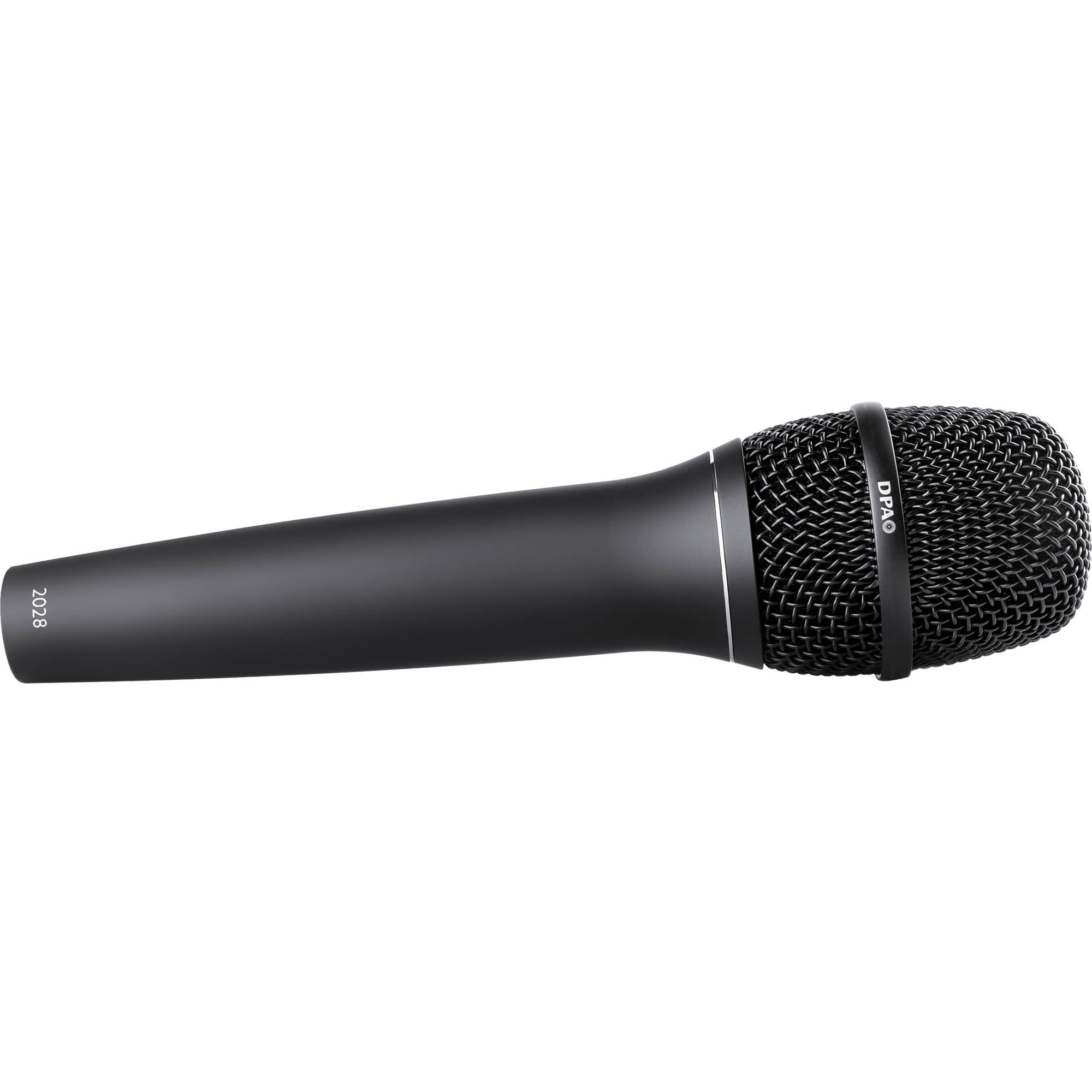 DPA Microphones 2028 Vocal Supercardioid Handheld Microphone with FREE 20' XLR Cable (Black)