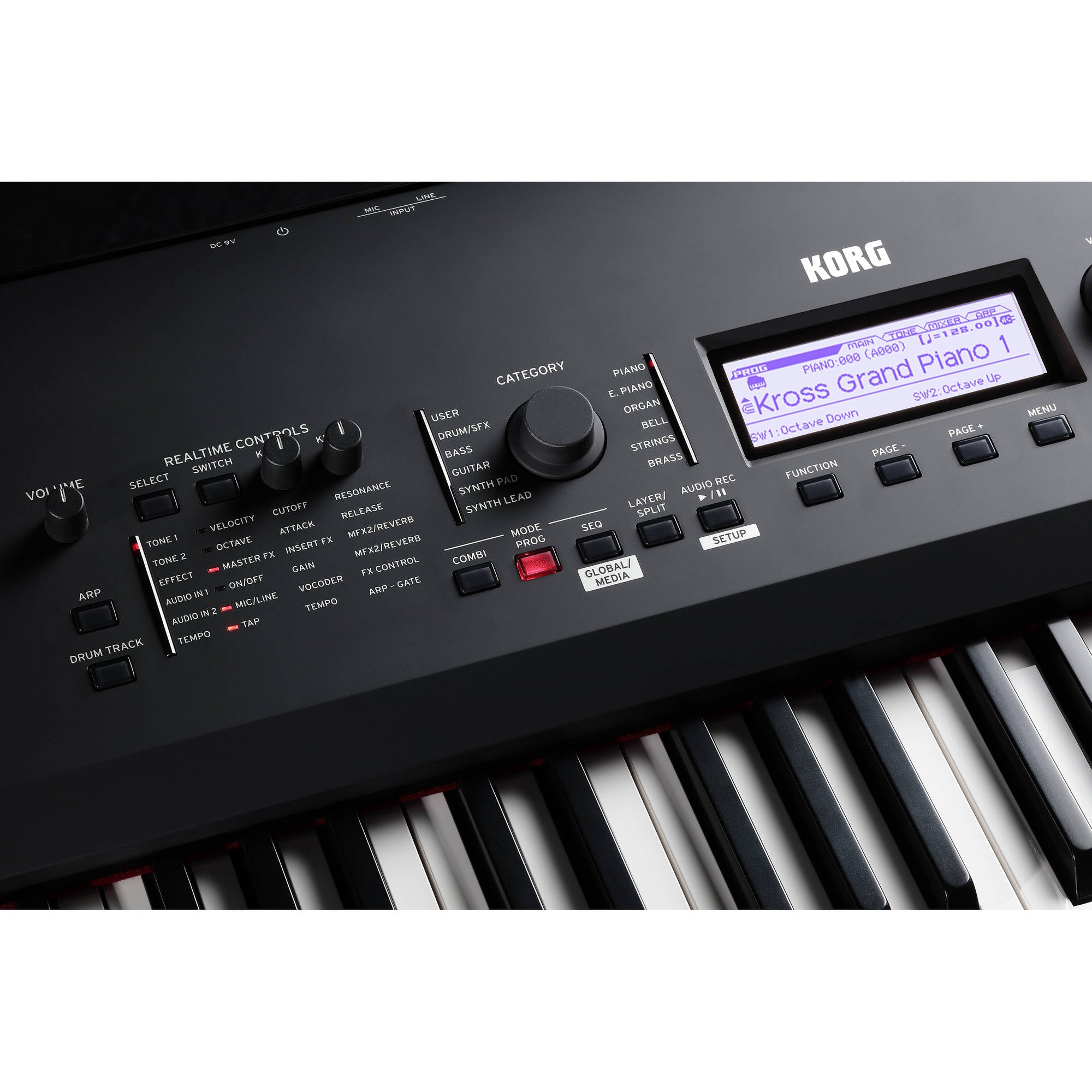 Korg Kross 2 88-Key Synthesizer Workstation (Super Matte Black)