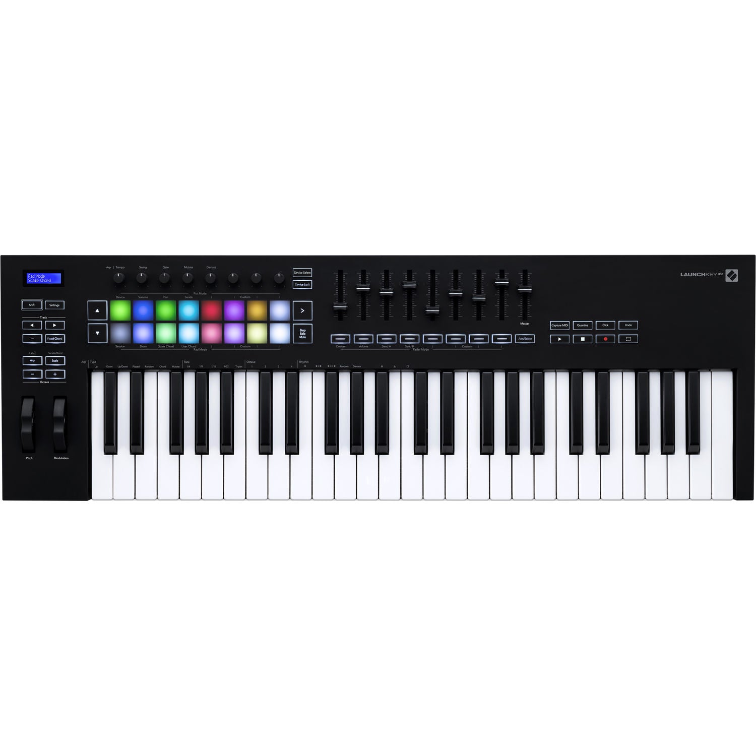 CLEARANCE Novation Launchkey 49 MK3 USB MIDI Keyboard Controller (49-Key, While Supplies Last)