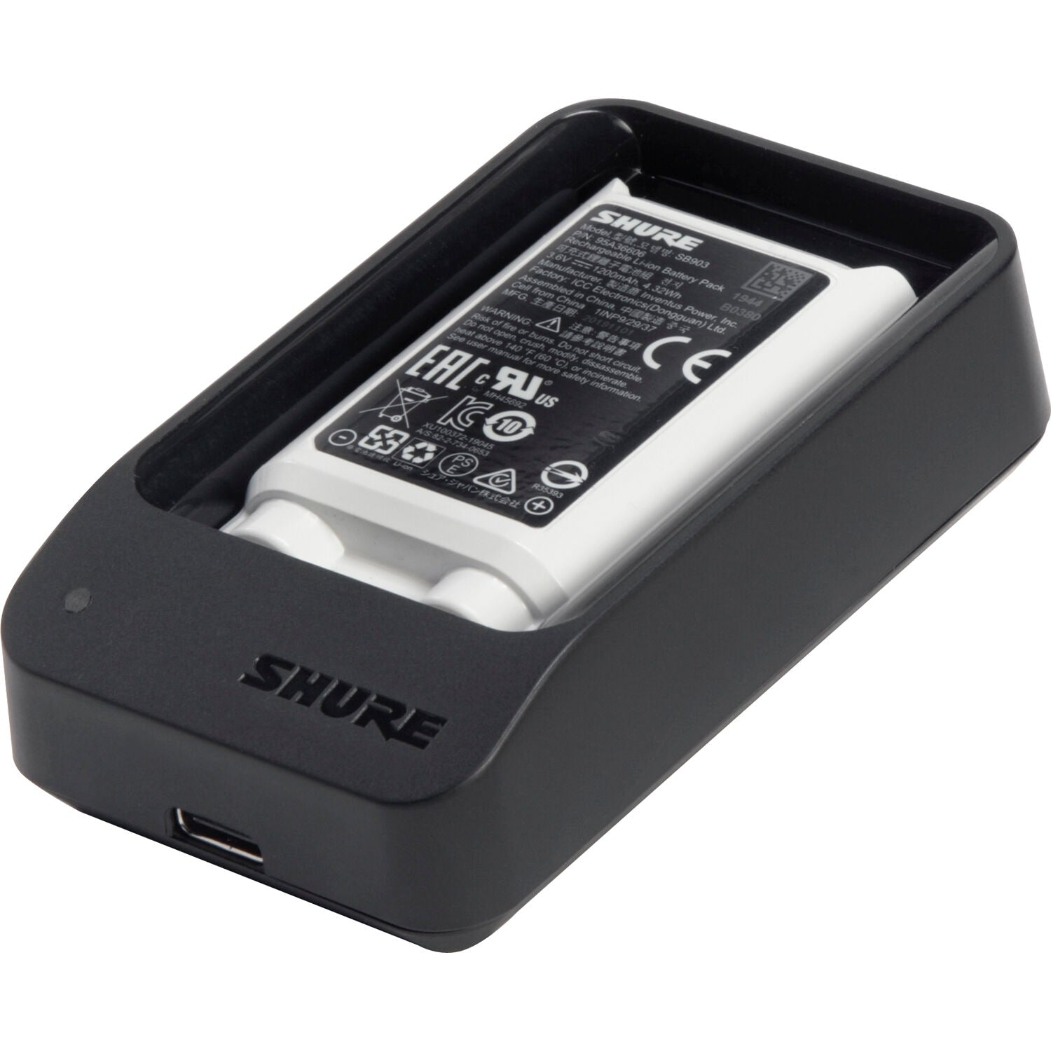 Shure SBC10-903 Single-Battery Charger for SB903 Battery