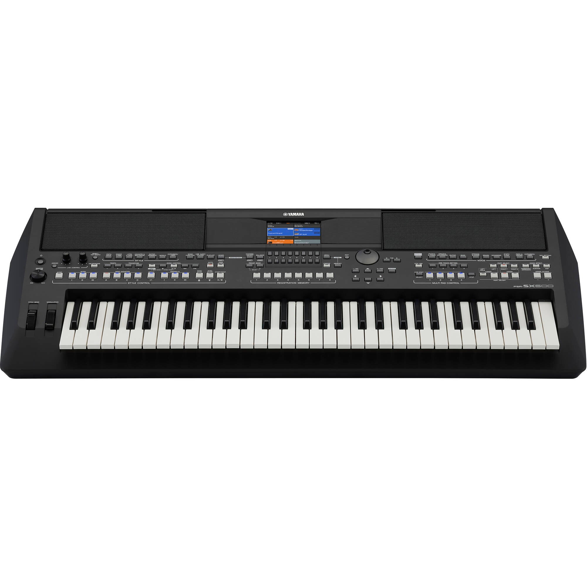 Yamaha PSR-SX600 61-Key Arranger Workstation Keyboard