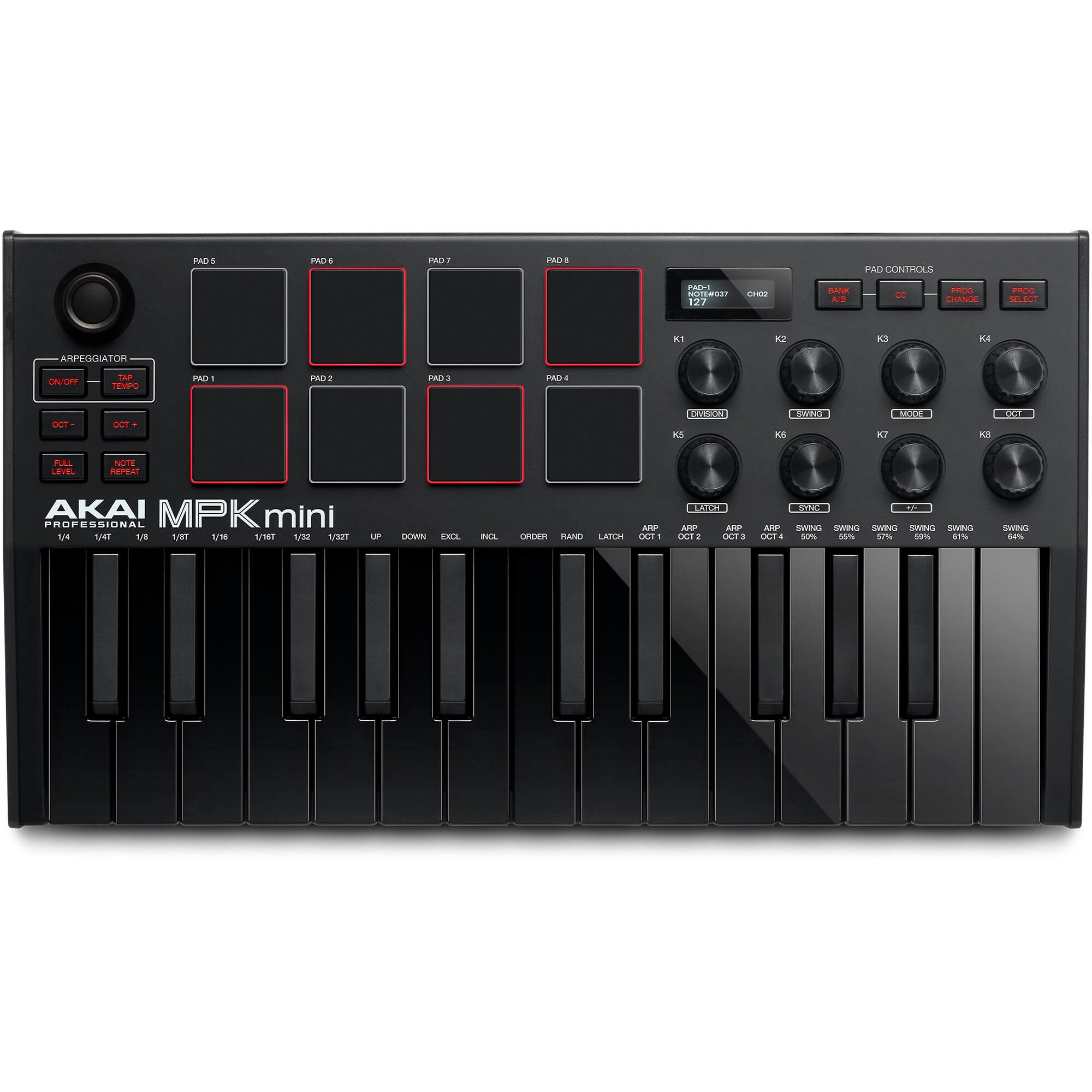 Akai Professional MPK Mini MK3 25-Key MIDI Controller (Black)