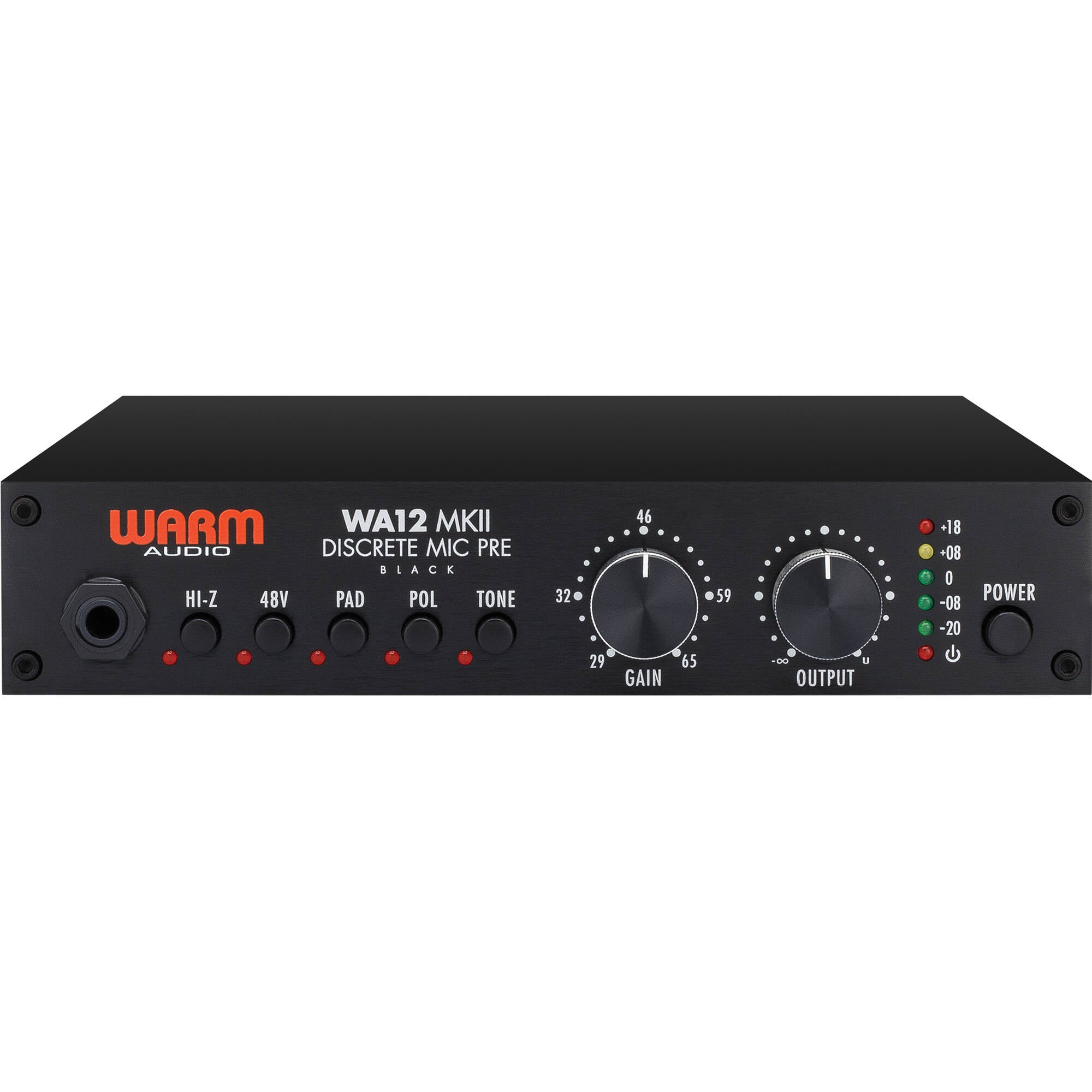 Warm Audio WA12 MkII Single-Channel Preamplifier (Black)