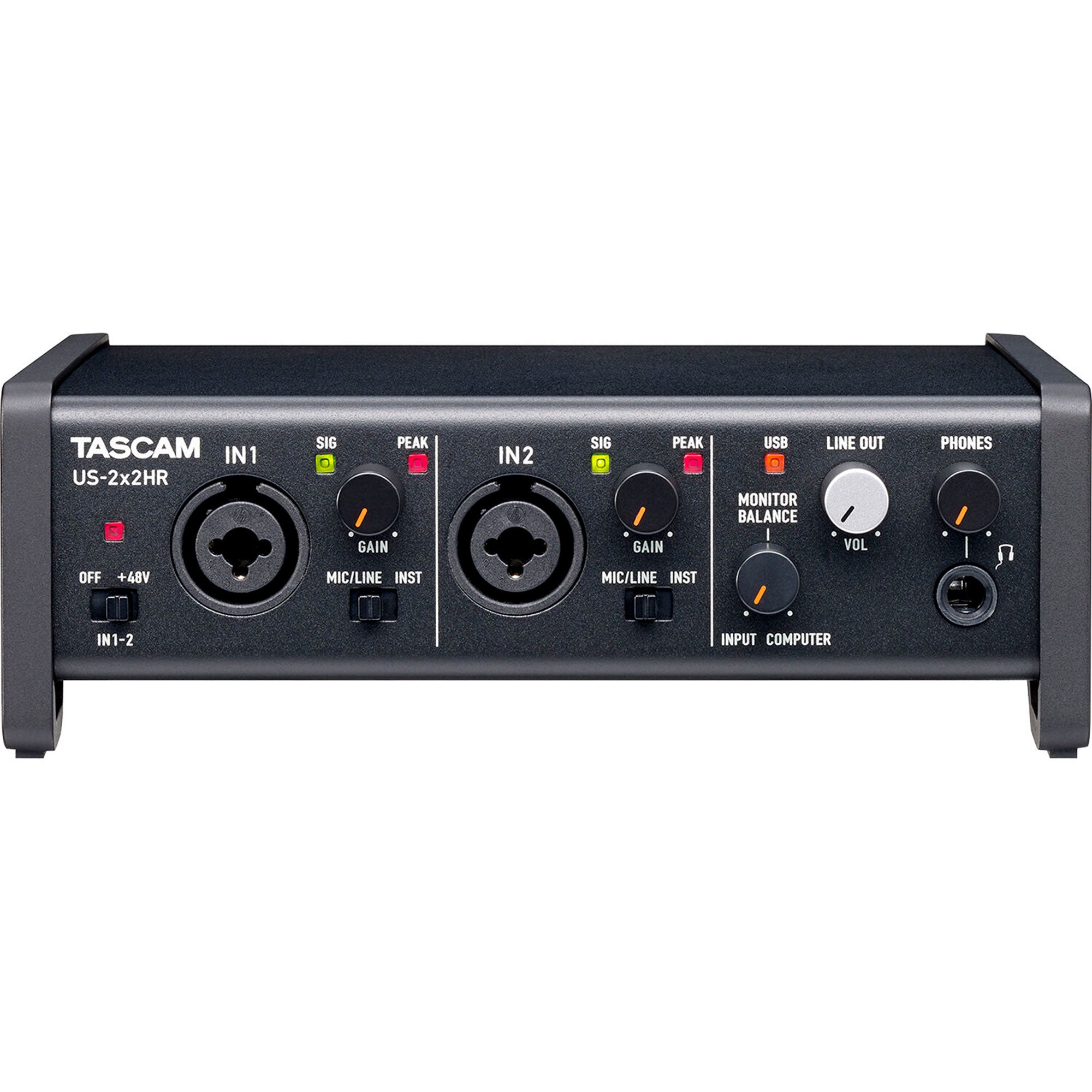 Tascam US-2x2HR USB-C Audio/MIDI Interface