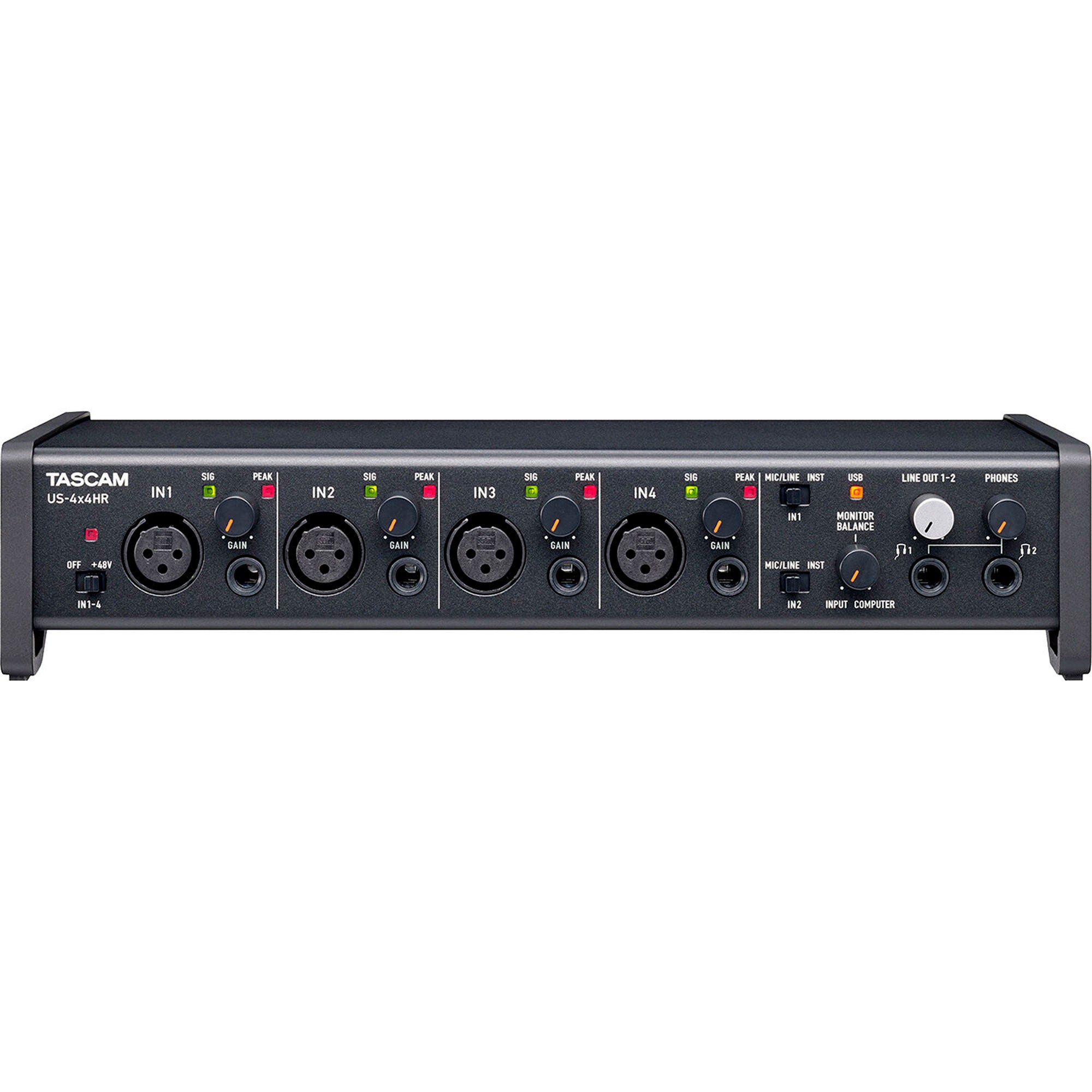 Tascam US-4x4HR USB-C Audio/MIDI Interface