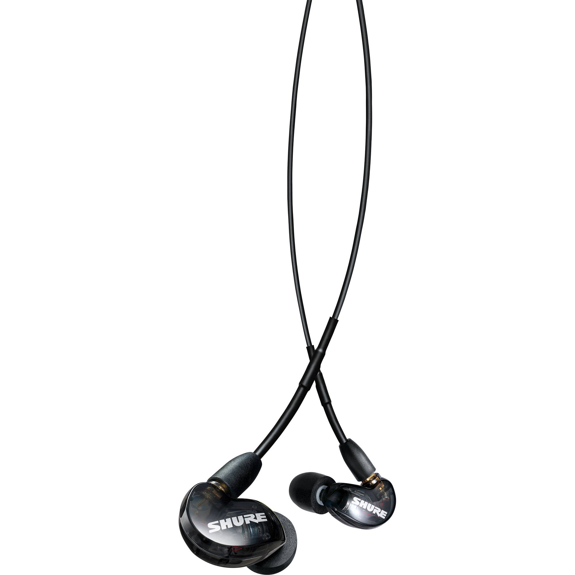 Shure SE215 Sound-Isolating In-Ear Stereo Earphones with RMCE-UNI Remote Mic Universal Cable (Black)