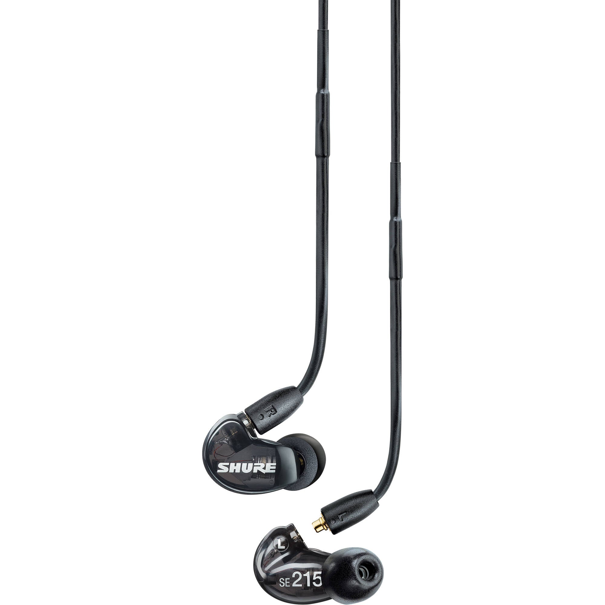 Shure SE215 Sound-Isolating In-Ear Stereo Earphones with RMCE-UNI Remote Mic Universal Cable (Black)