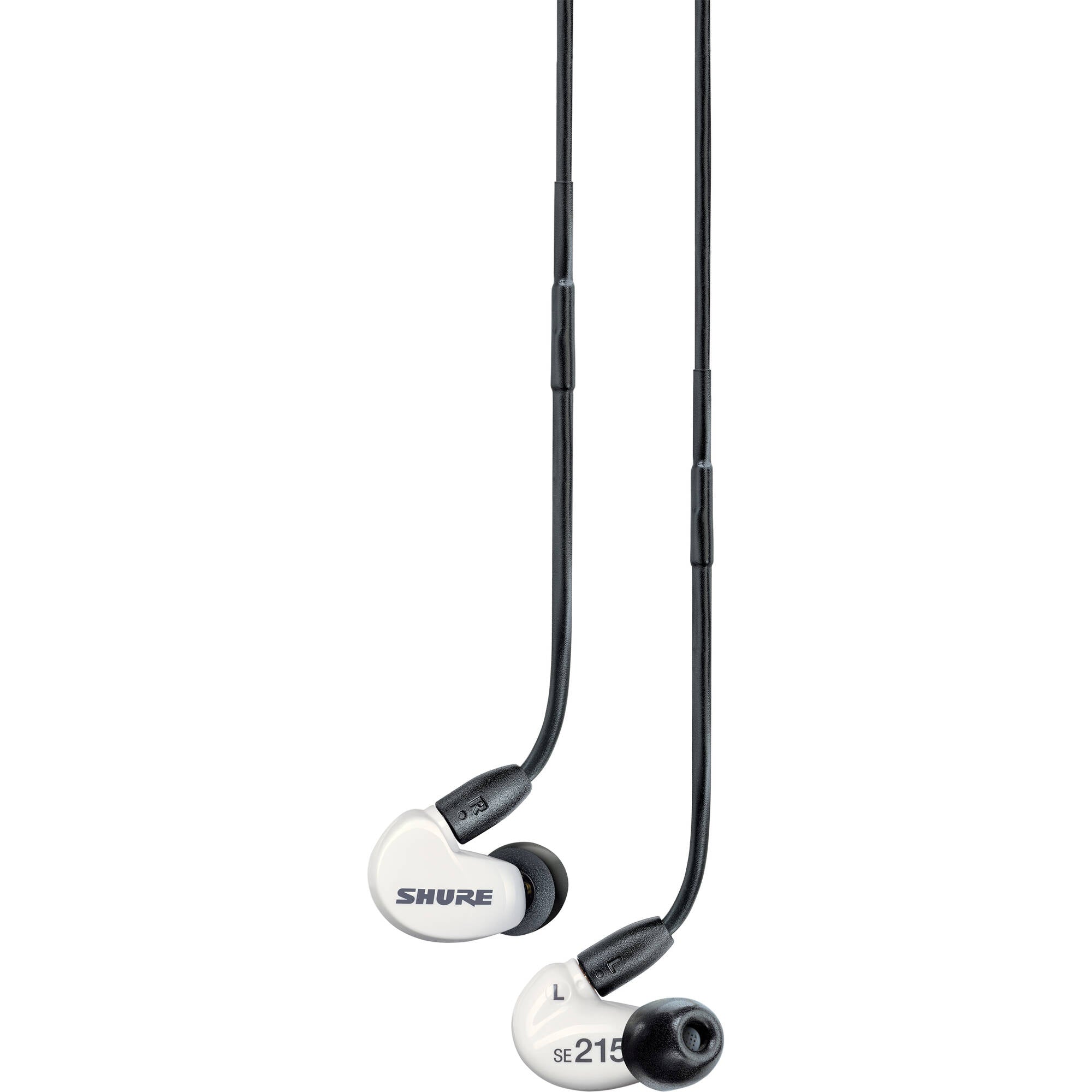 Shure SE215 Sound-Isolating In-Ear Stereo Earphones with RMCE-UNI Remote Mic Universal Cable (White)