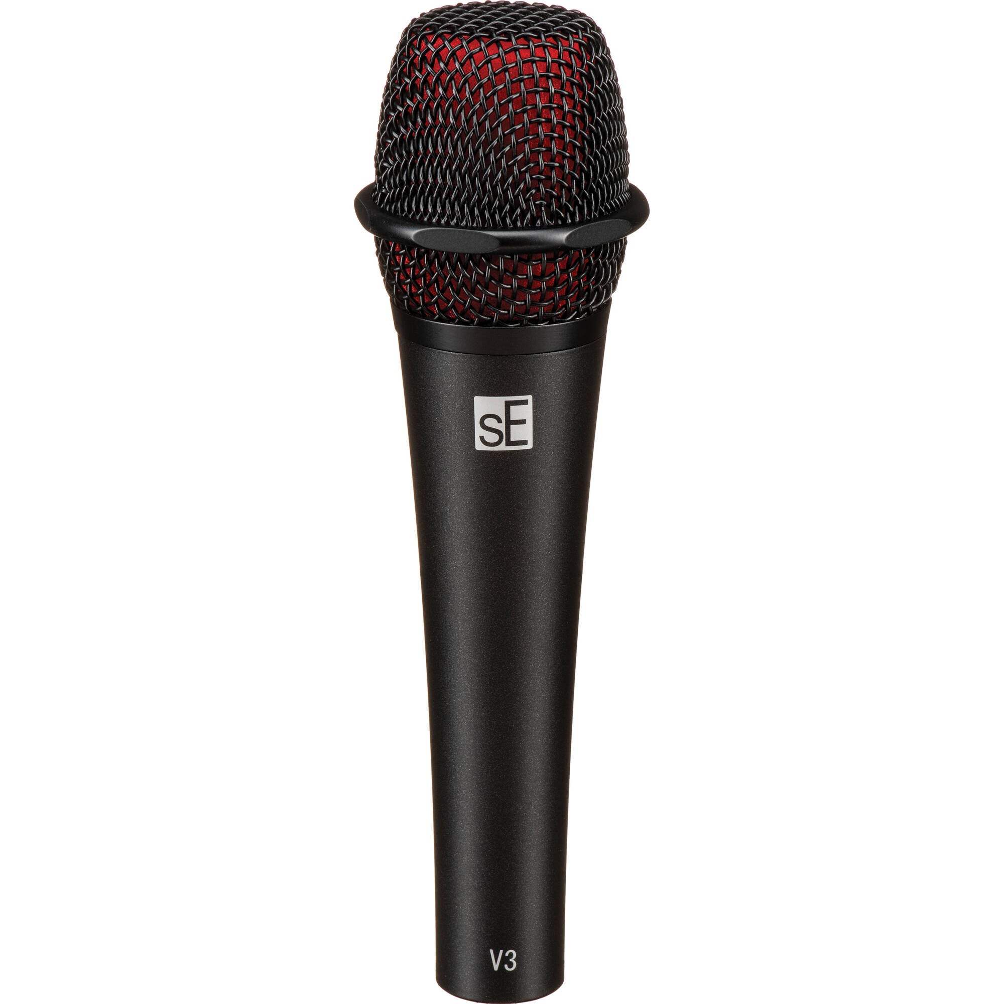 sE Electronics V3 Cardioid Dynamic Handheld Microphone (Black/Red)