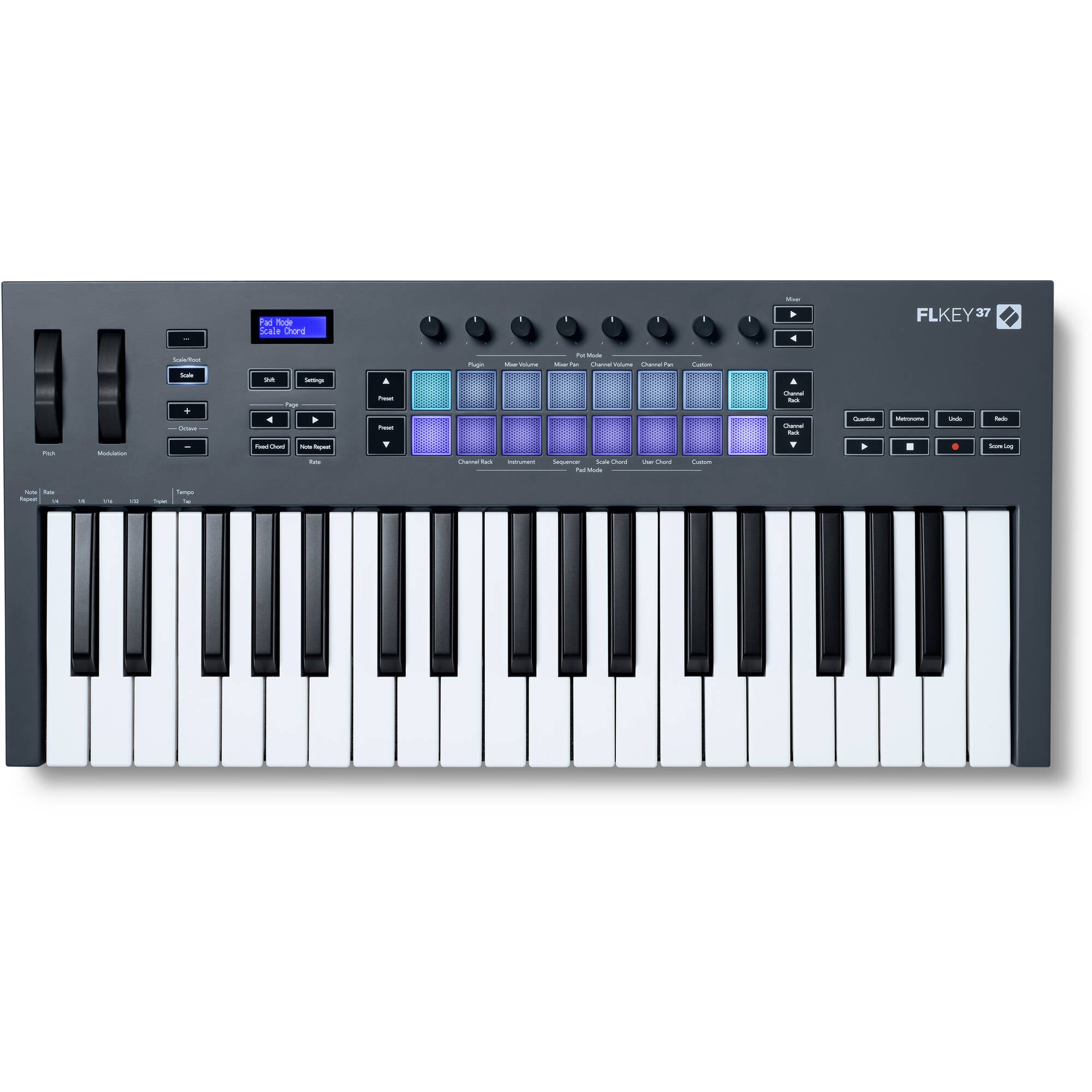 Novation FLkey 37 USB MIDI Keyboard Controller for FL Studio (37-Key)