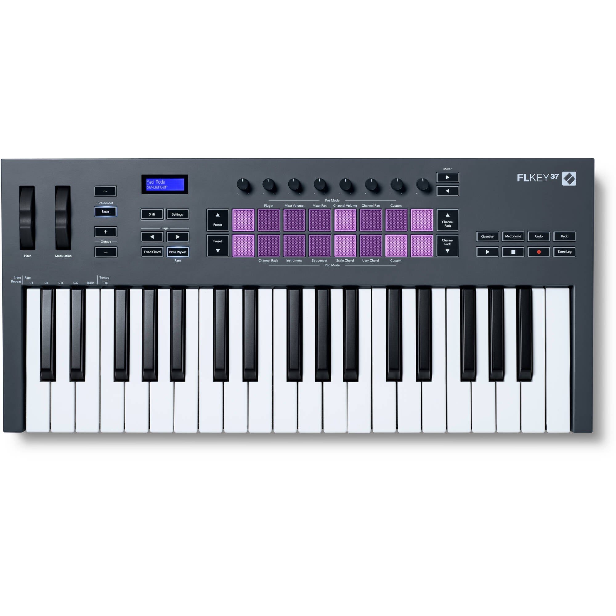 Novation FLkey 37 USB MIDI Keyboard Controller for FL Studio (37-Key)