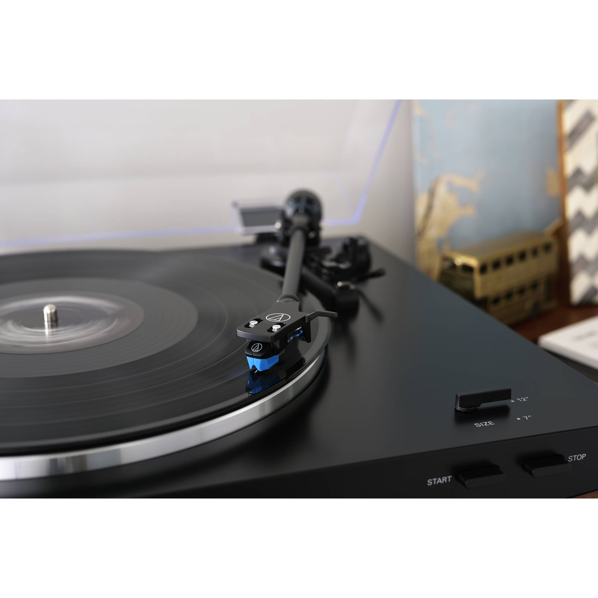 Audio-Technica AT-LP3XBT Fully Automatic Two-Speed Turntable with Bluetooth (Black)