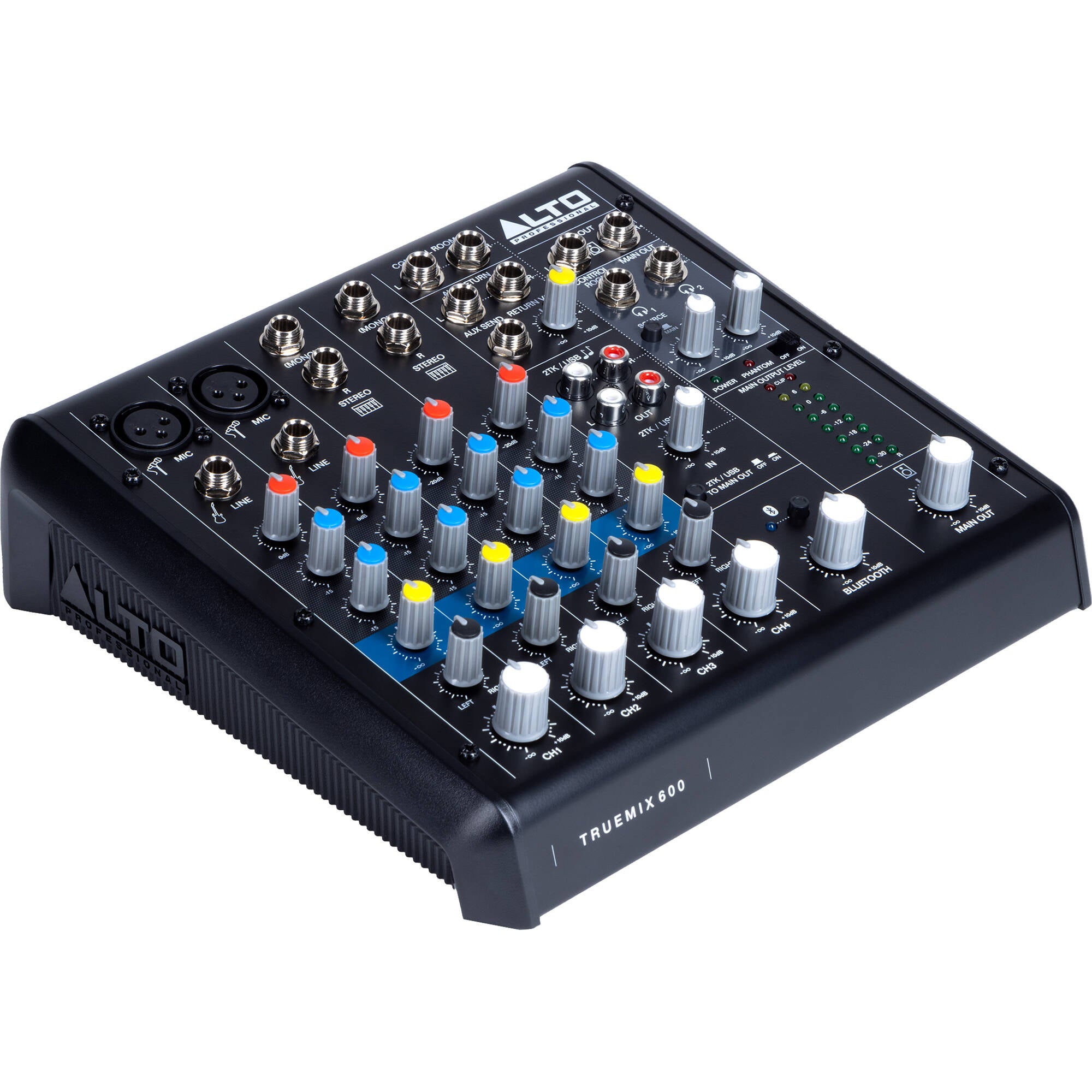 Alto Professional TrueMix 600 Portable 6-Channel Analog Mixer with USB and Bluetooth