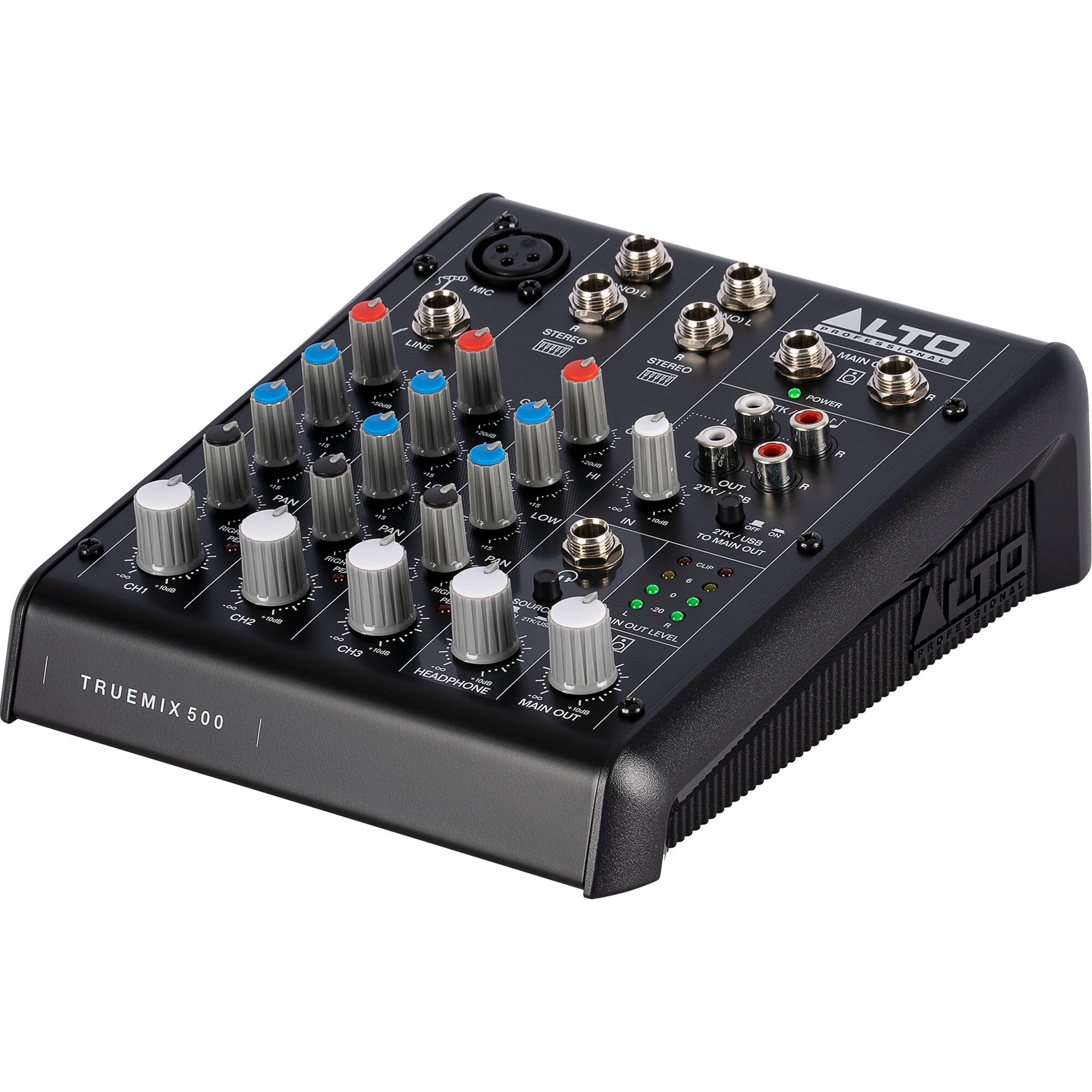 Alto Professional TrueMix 500 Portable 5-Channel Analog Mixer with USB