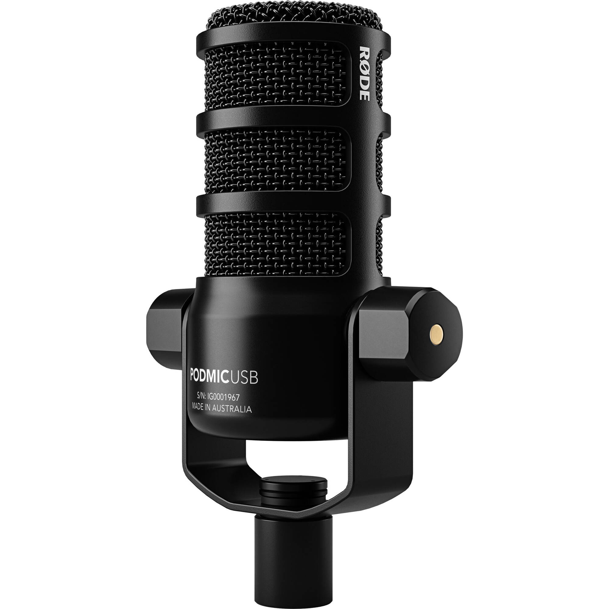 Rode PodMic USB Versatile USB and XLR Dynamic Broadcast Microphone with FREE 20' XLR Cable